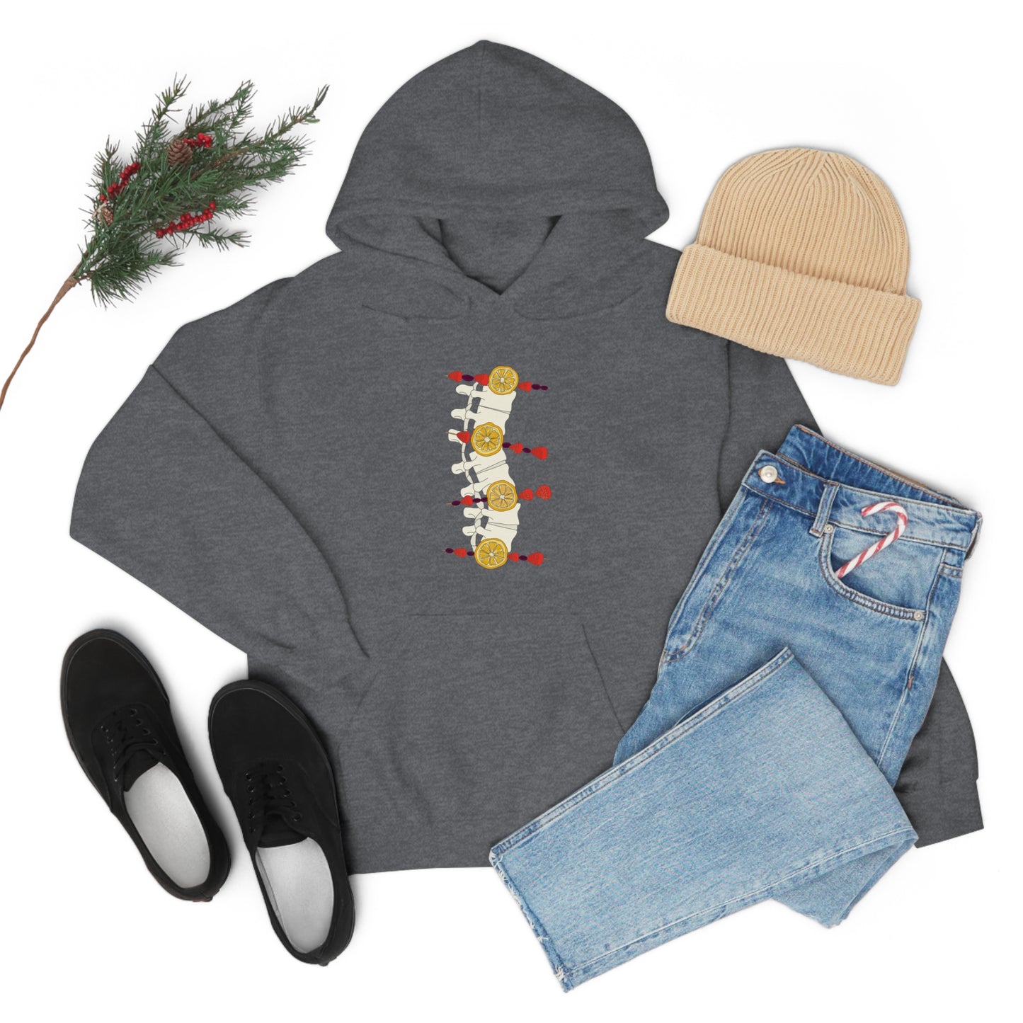 Clarice Benz, Spinal Fruit Kabob Hoodie