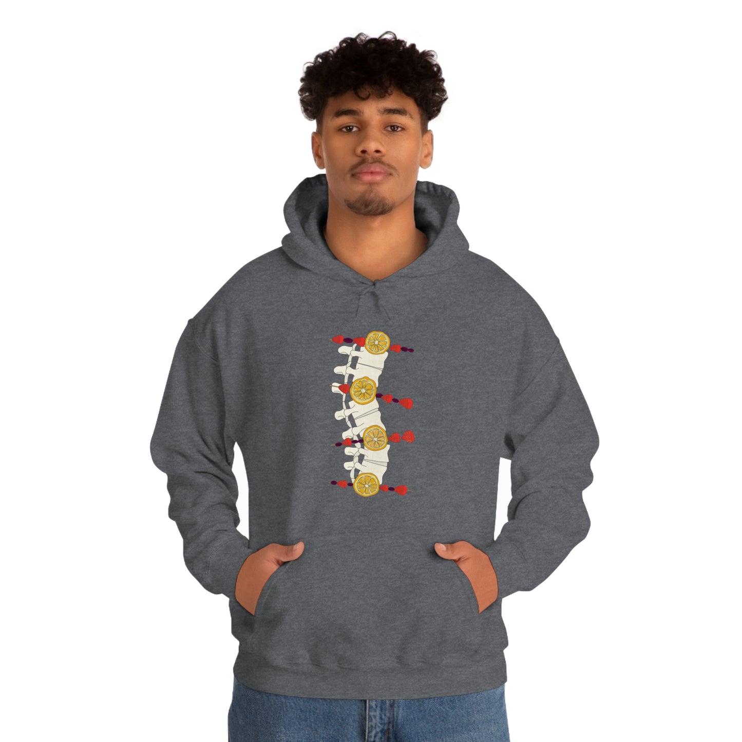 Clarice Benz, Spinal Fruit Kabob Hoodie
