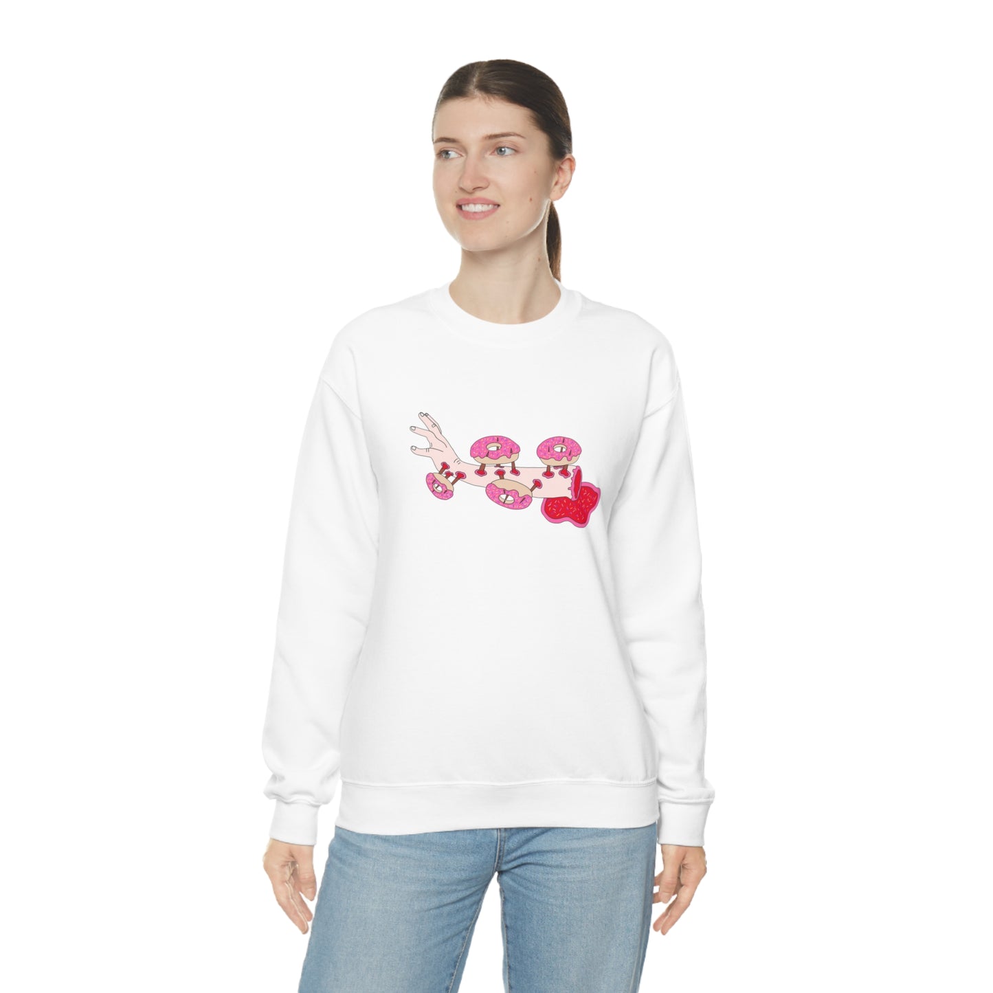 Clarice Benz, Surprise Crewneck Sweatshirt