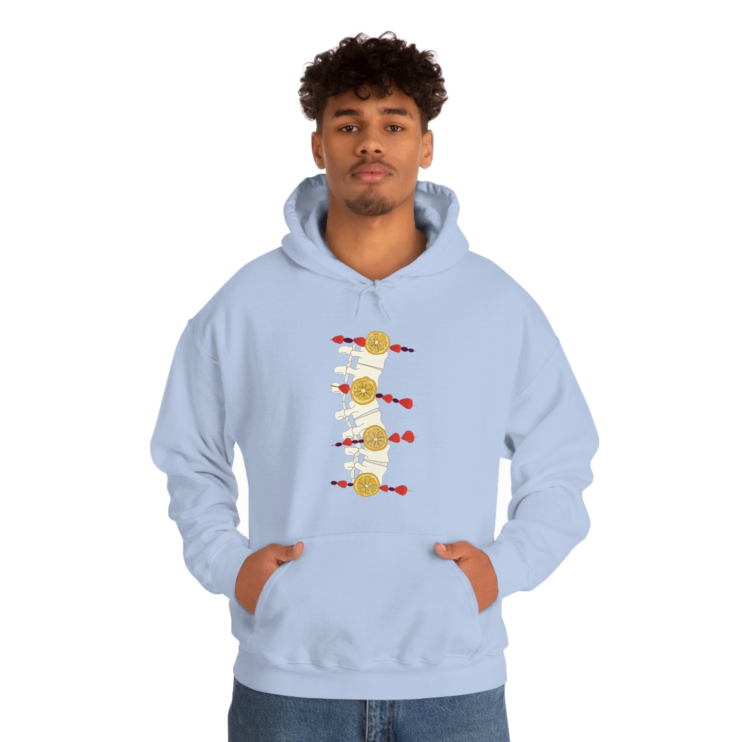 Clarice Benz, Spinal Fruit Kabob Hoodie