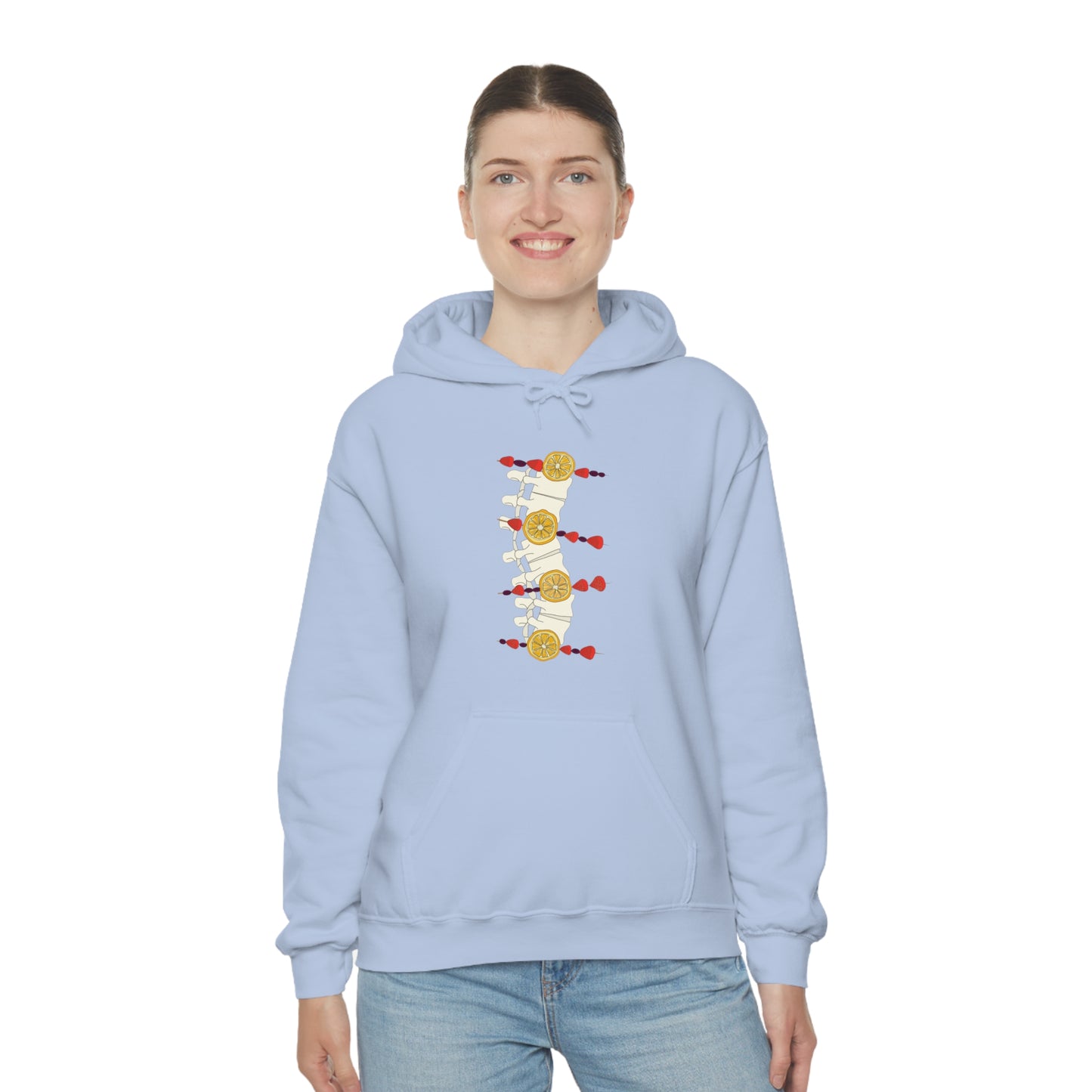 Clarice Benz, Spinal Fruit Kabob Hoodie