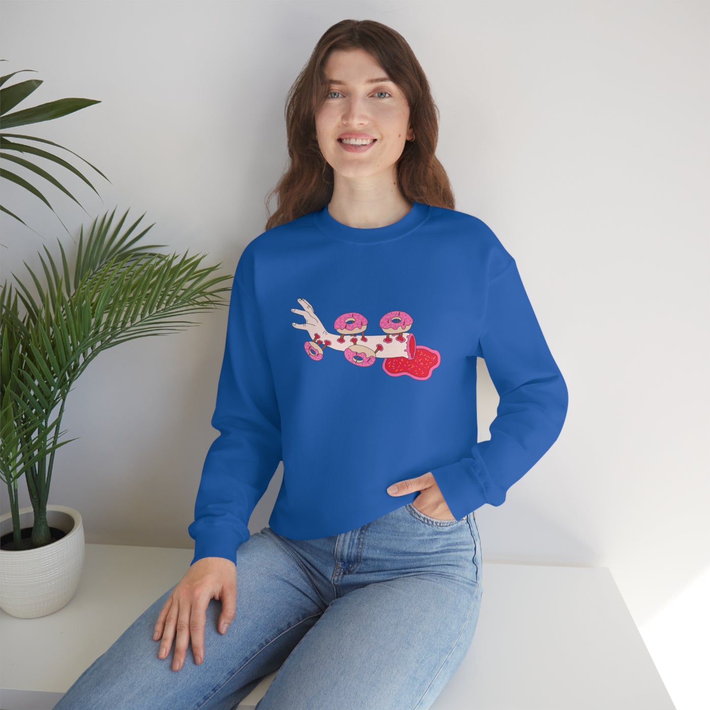Clarice Benz, Surprise Crewneck Sweatshirt