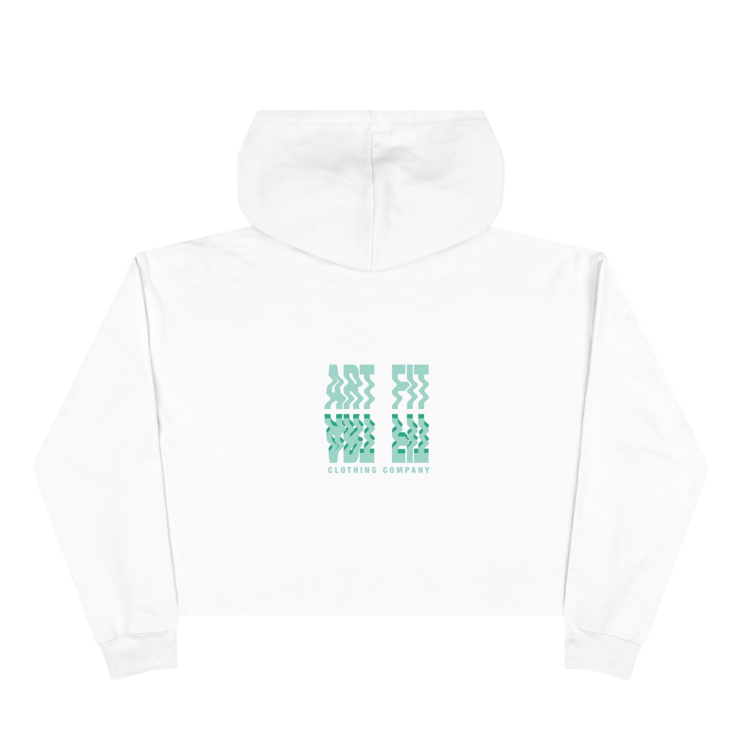Carly Kozacheck, Flower Koi Fish Crop Hoodie