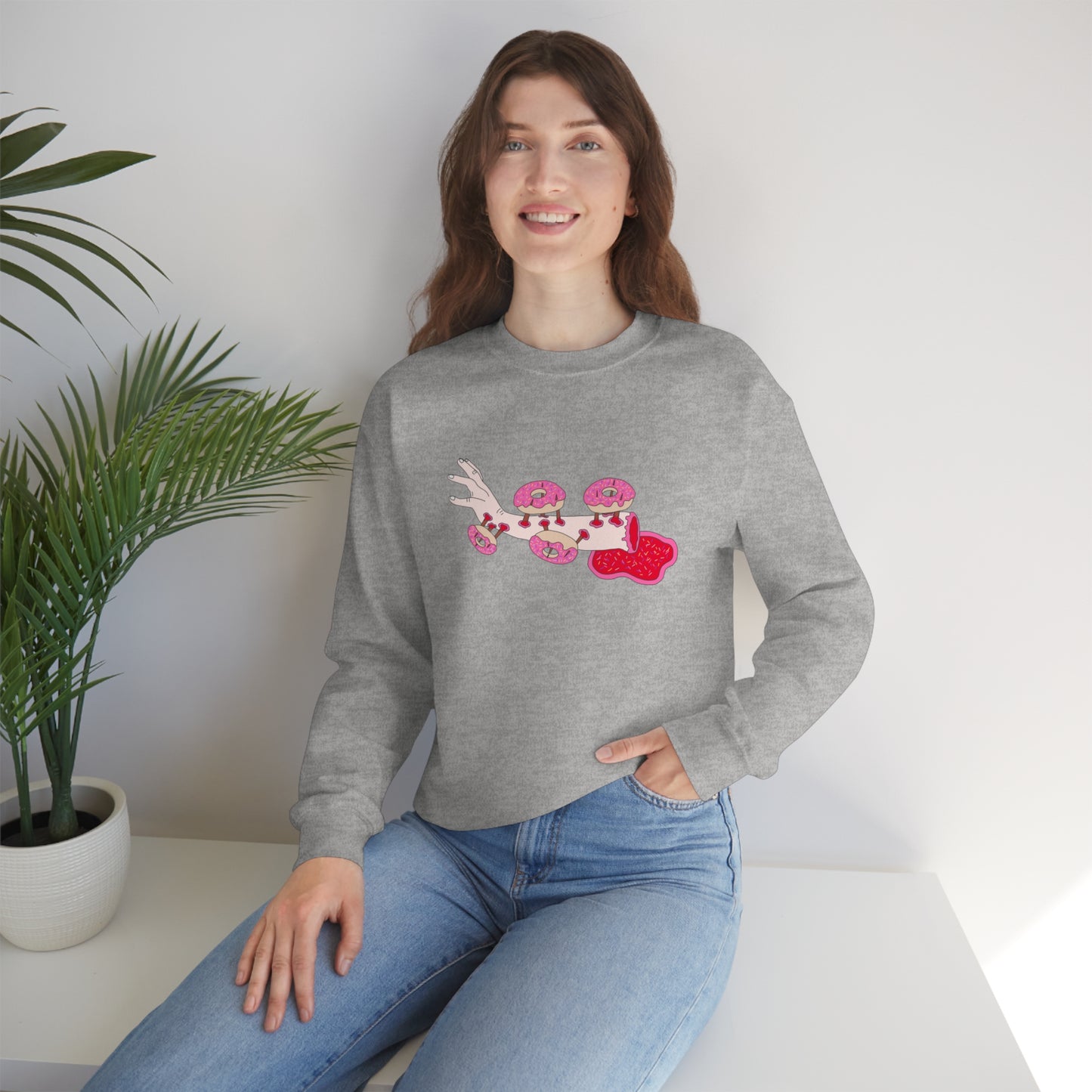 Clarice Benz, Surprise Crewneck Sweatshirt
