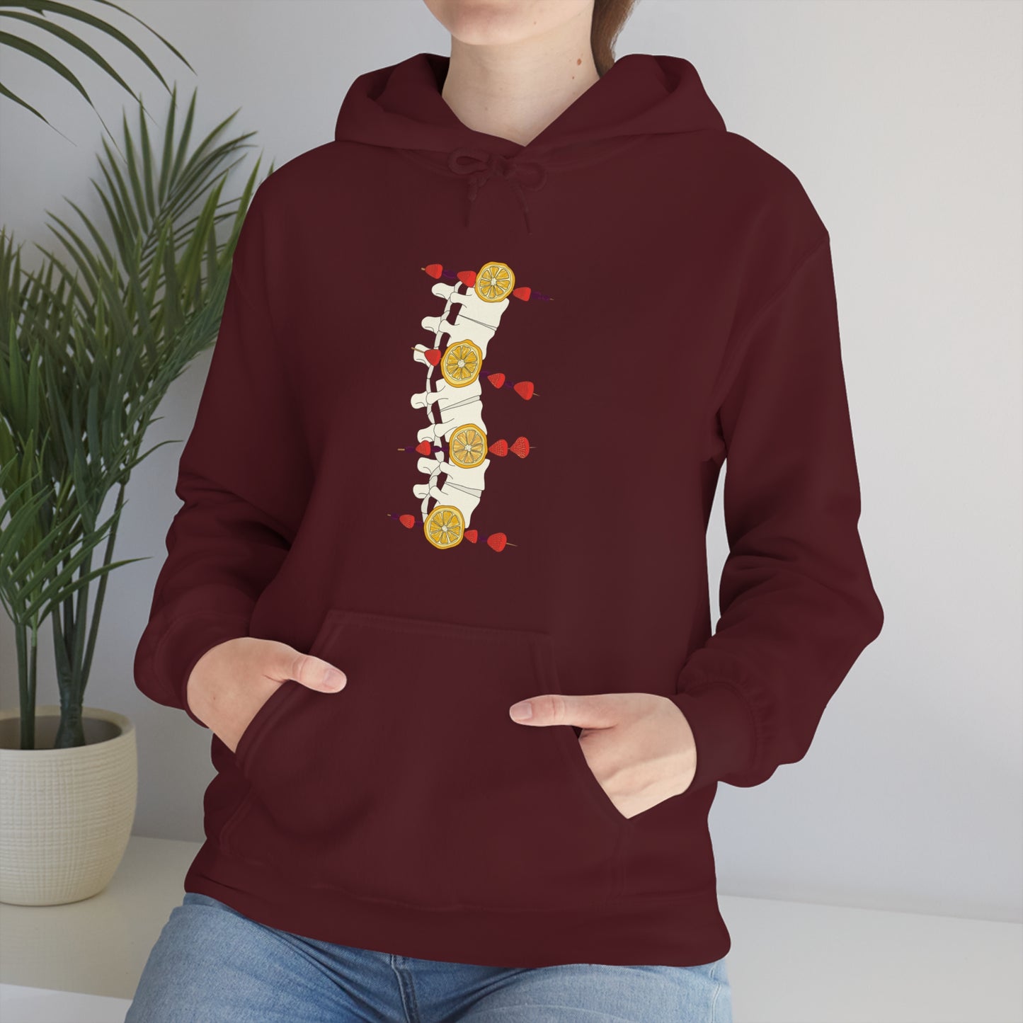 Clarice Benz, Spinal Fruit Kabob Hoodie