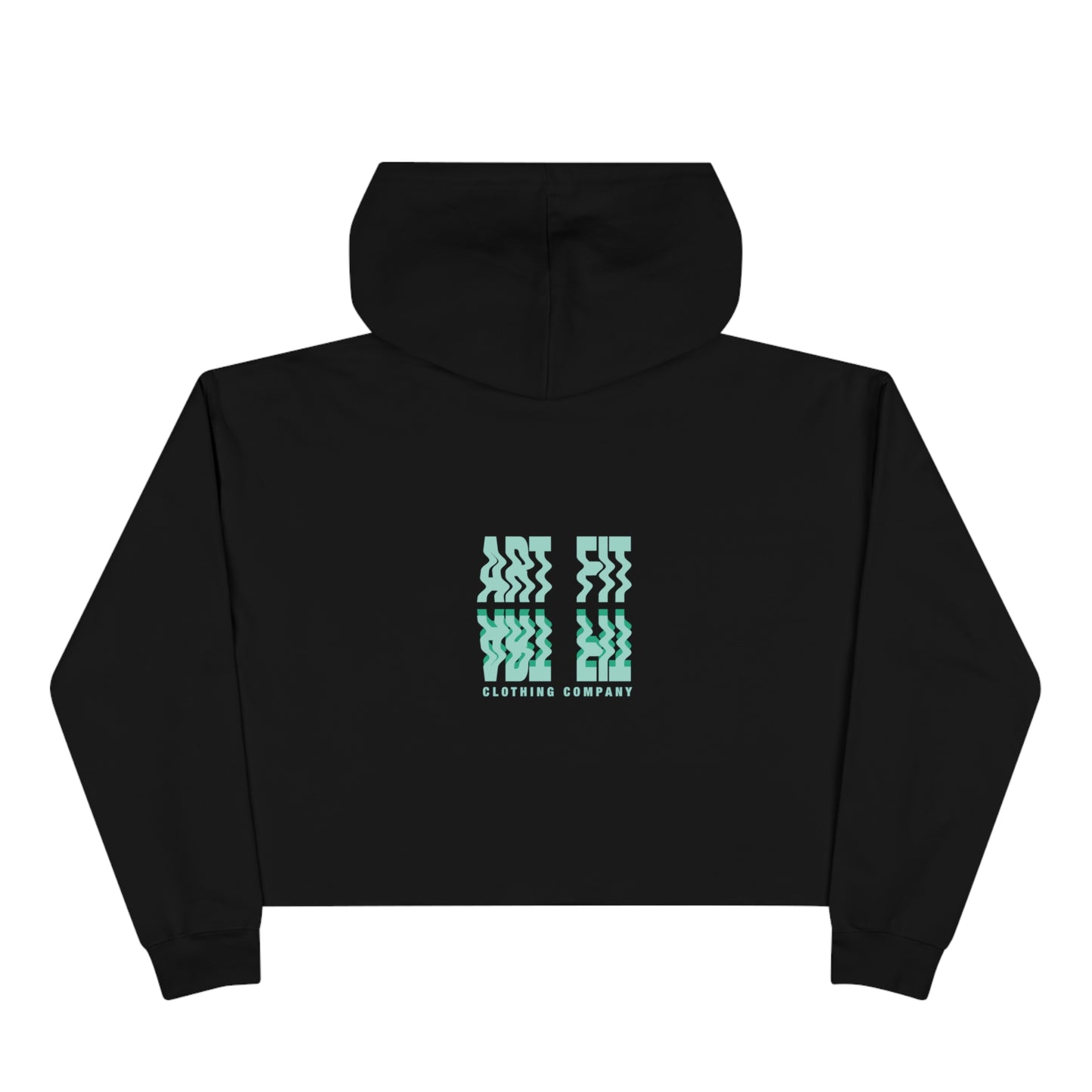 Carly Kozacheck, Flower Koi Fish Crop Hoodie