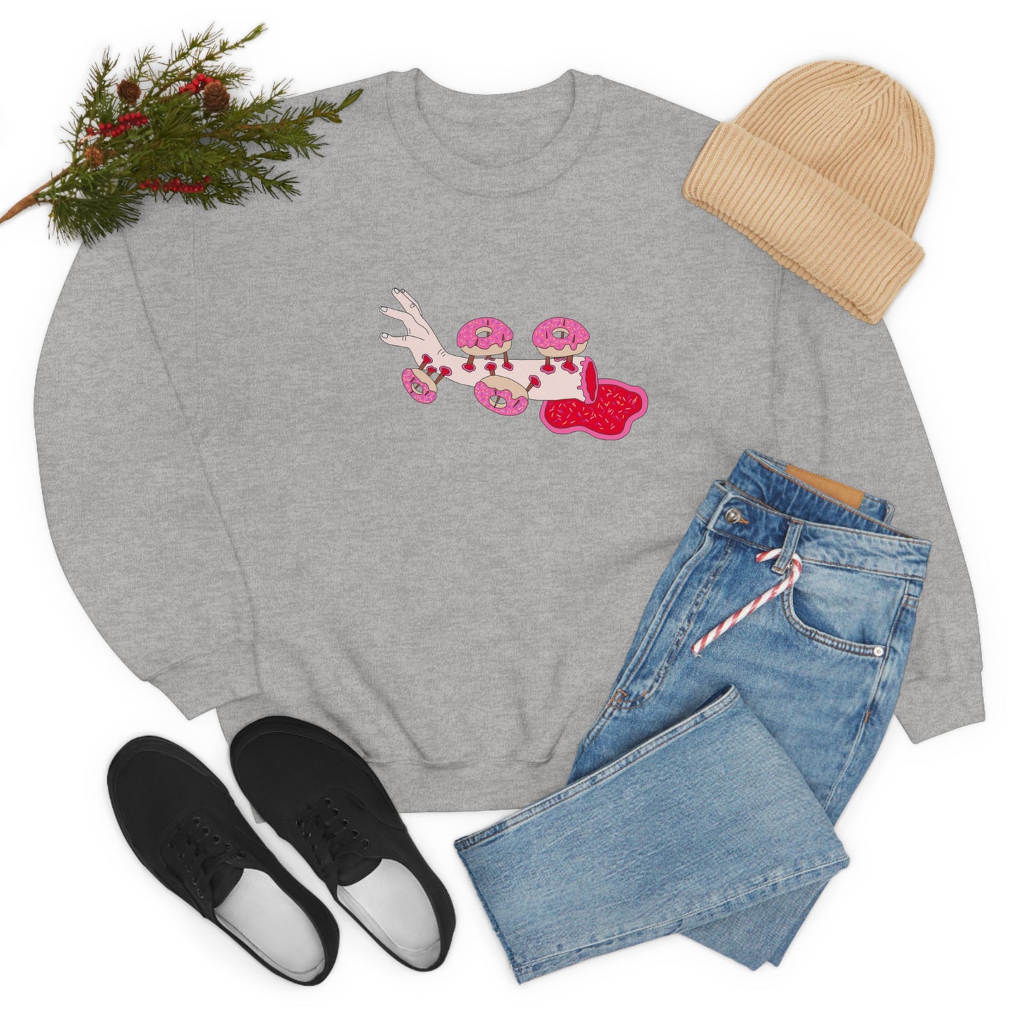 Clarice Benz, Surprise Crewneck Sweatshirt
