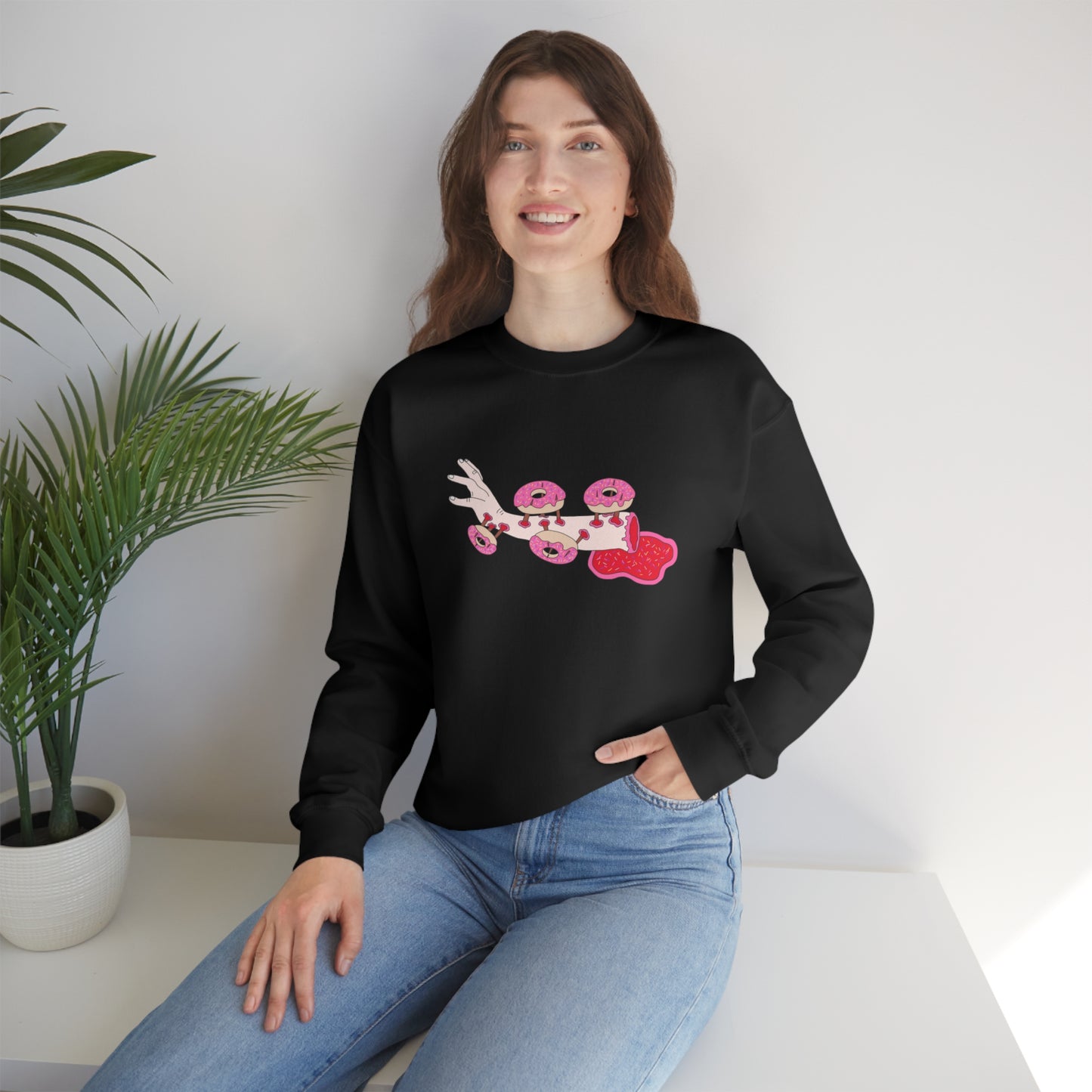 Clarice Benz, Surprise Crewneck Sweatshirt
