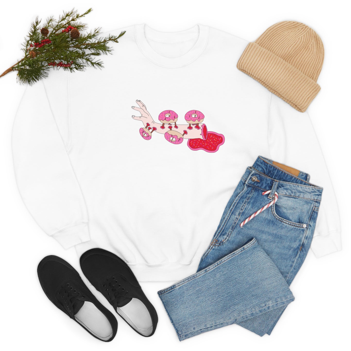 Clarice Benz, Surprise Crewneck Sweatshirt