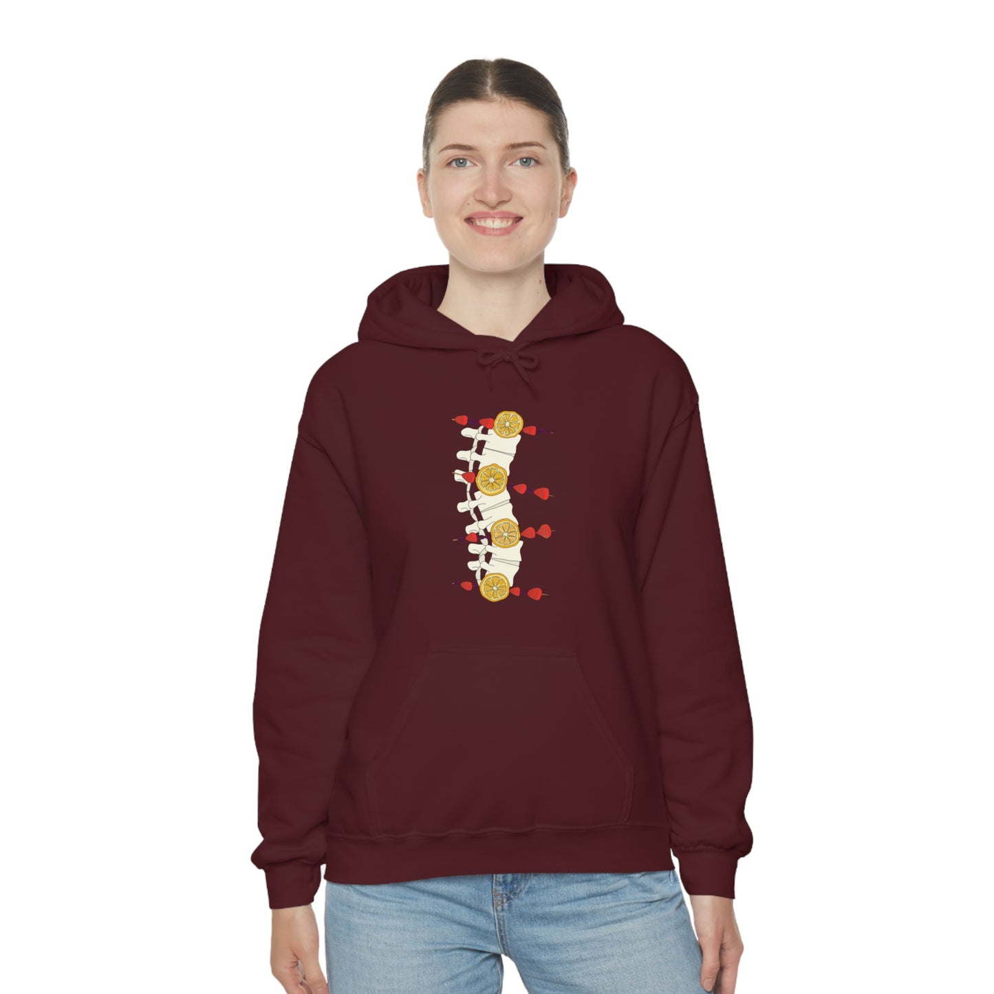 Clarice Benz, Spinal Fruit Kabob Hoodie