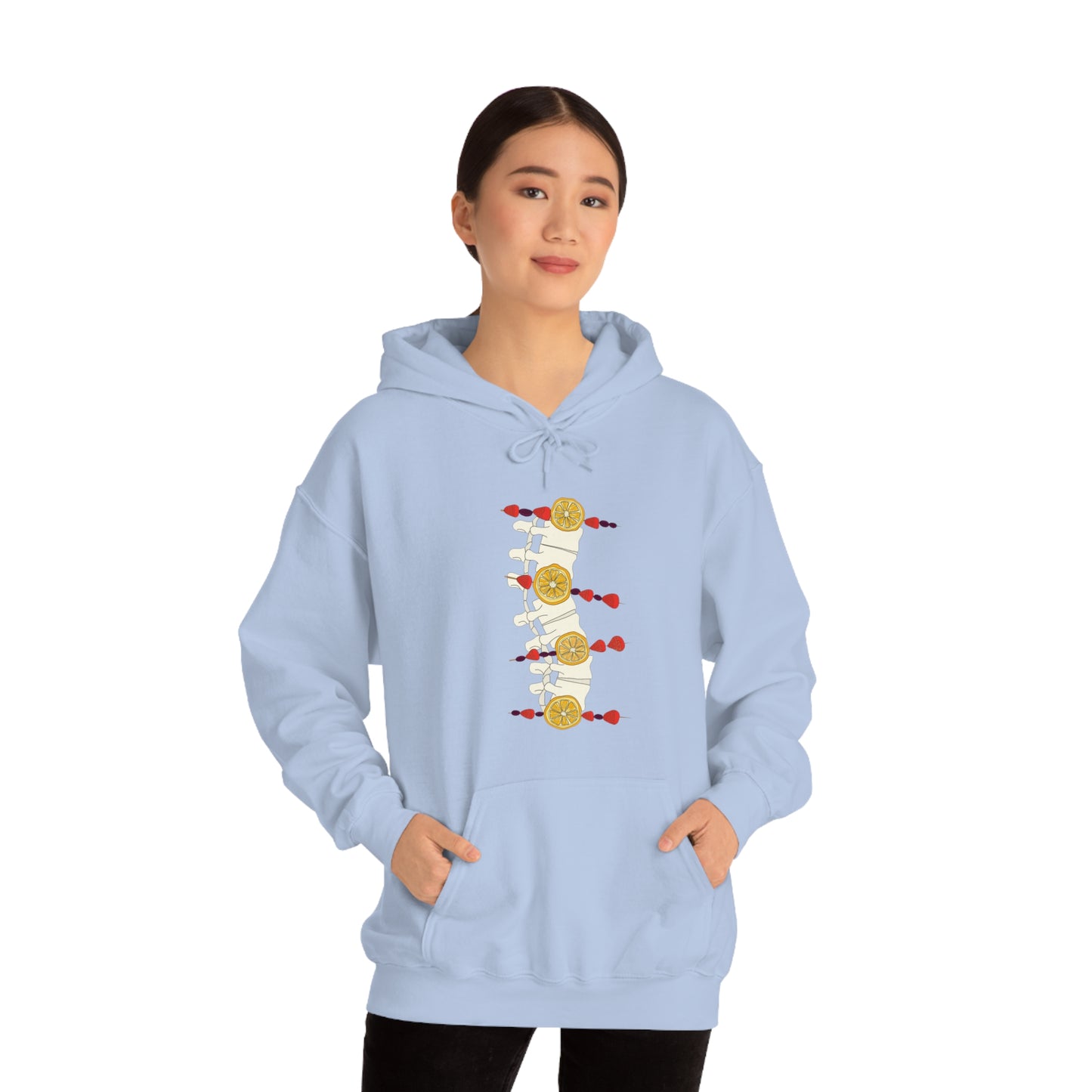 Clarice Benz, Spinal Fruit Kabob Hoodie