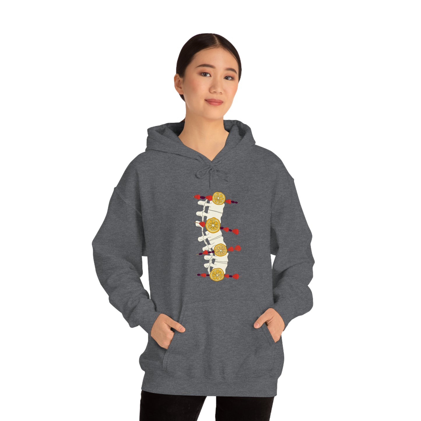 Clarice Benz, Spinal Fruit Kabob Hoodie