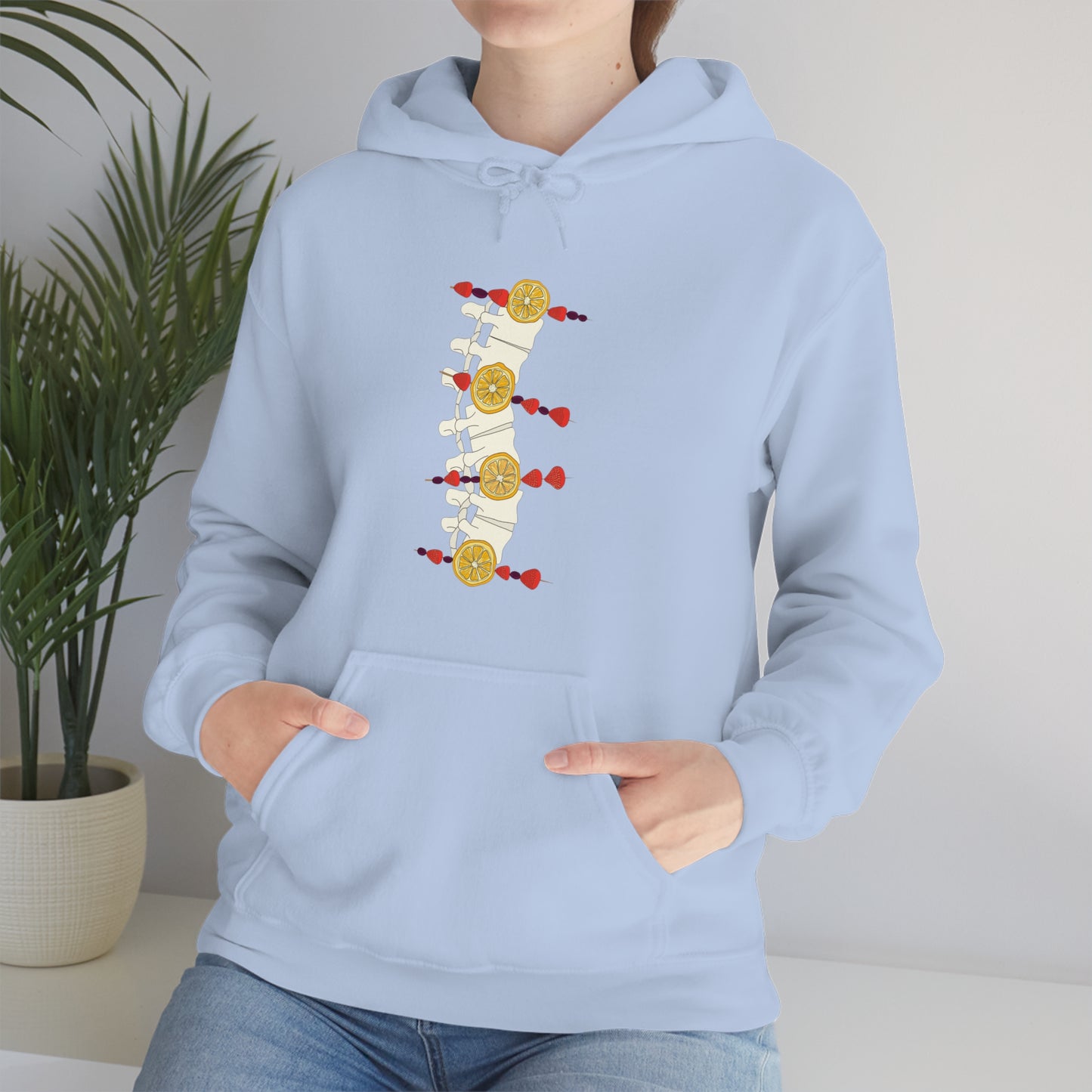 Clarice Benz, Spinal Fruit Kabob Hoodie