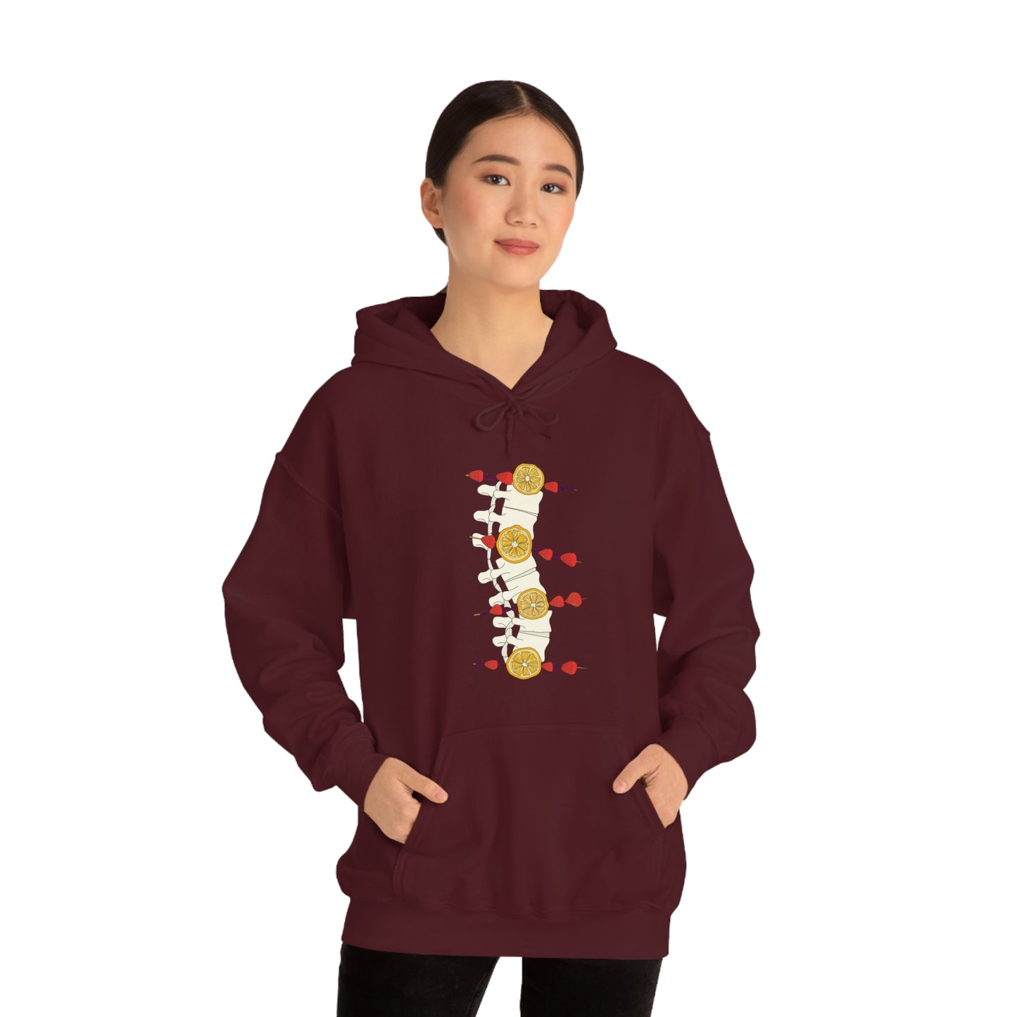 Clarice Benz, Spinal Fruit Kabob Hoodie
