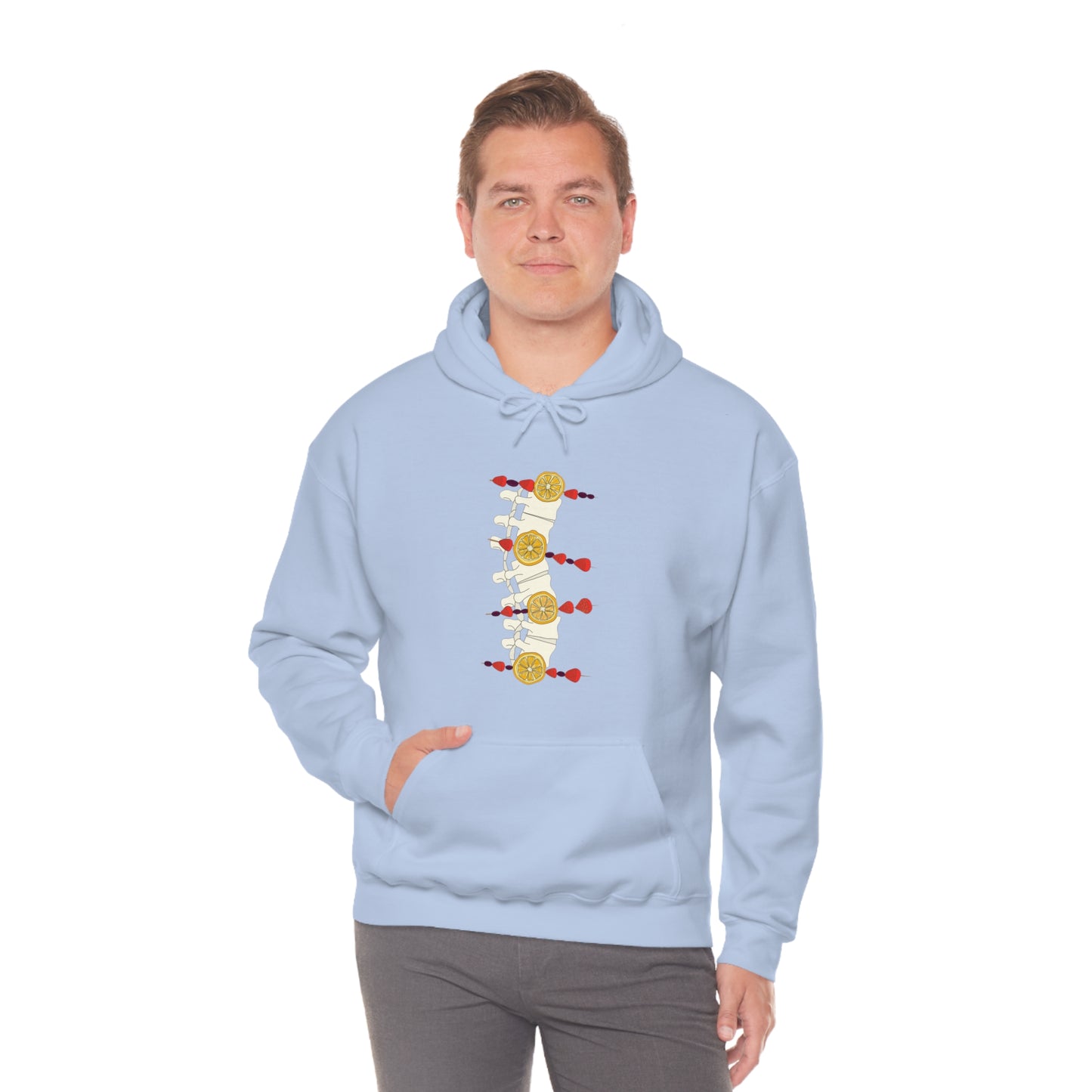 Clarice Benz, Spinal Fruit Kabob Hoodie
