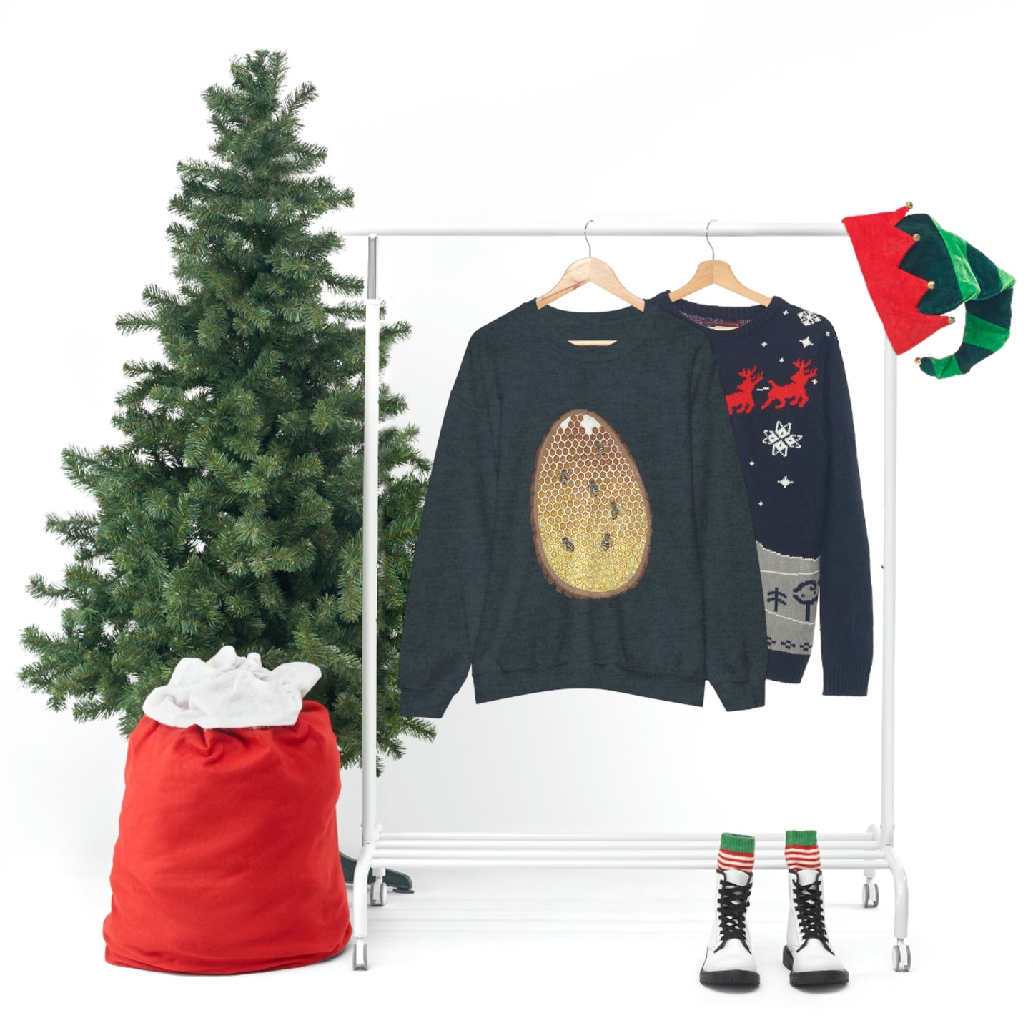 Janelle Lotz, Honeycomb Heavy Blend™ Crewneck Sweatshirt