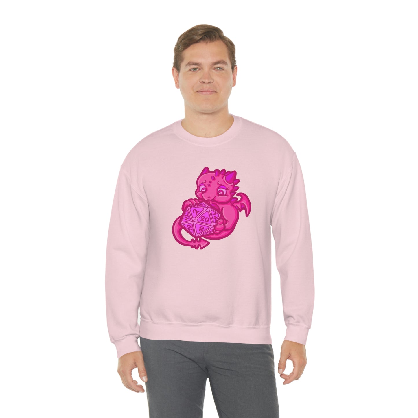 Kait Merryman, D20 Dragon Crewneck Sweatshirt