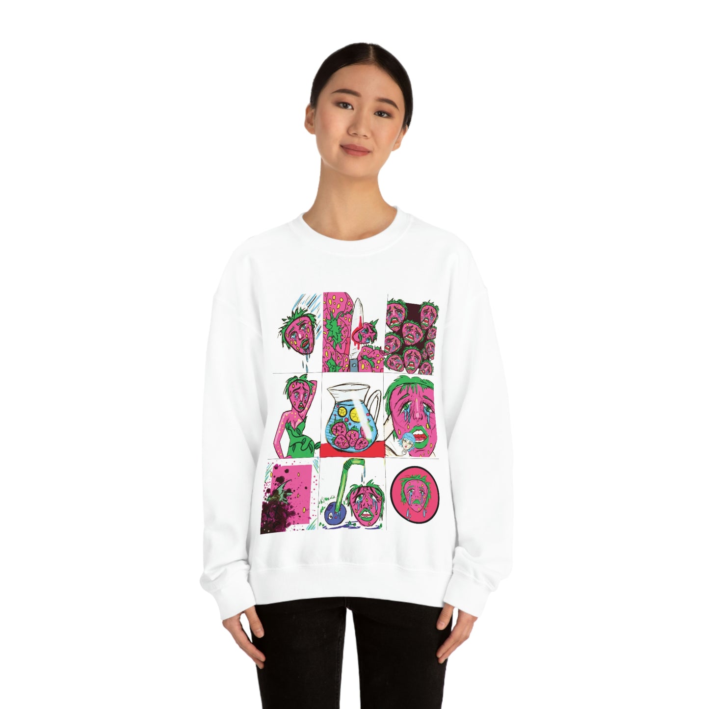 Kait Merryman, Strawberry Trading Cards Crewneck Sweatshirt