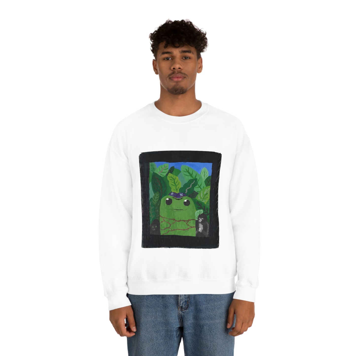 Maya Zavala, Frog Frieda Crewneck Sweatshirt