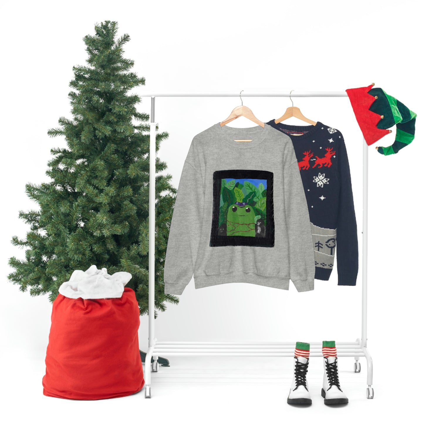 Maya Zavala, Frog Frieda Crewneck Sweatshirt
