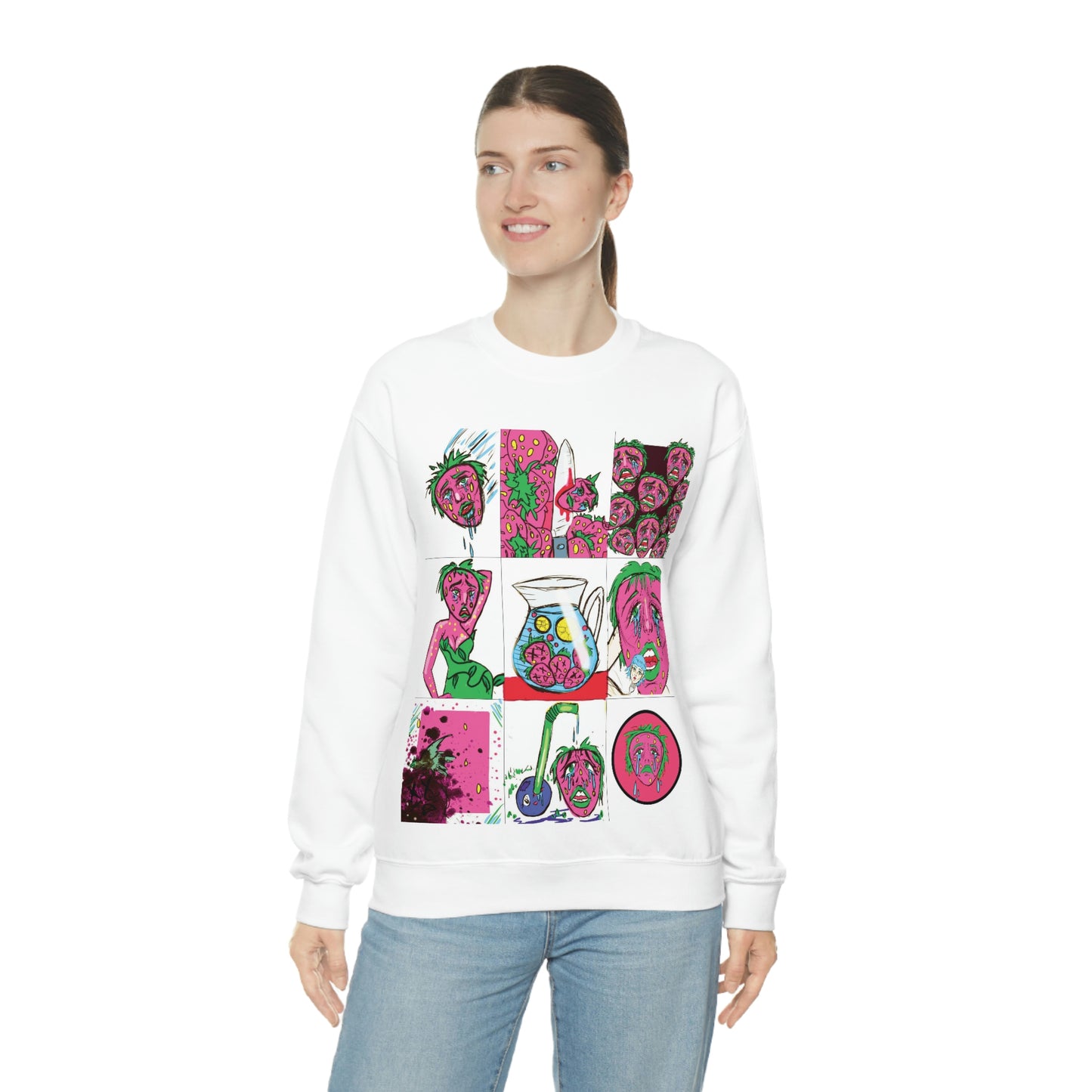 Kait Merryman, Strawberry Trading Cards Crewneck Sweatshirt