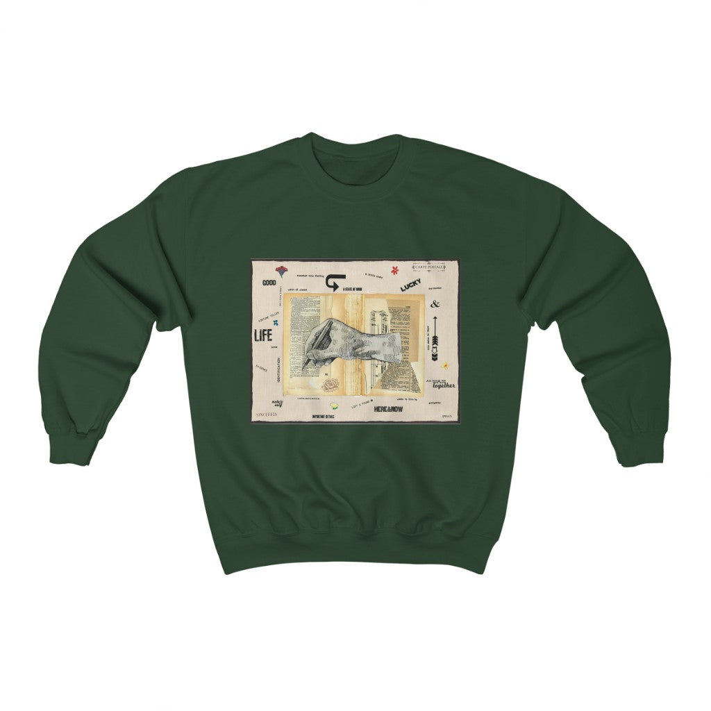 Amber DeSilva, Words Crewneck Sweatshirt
