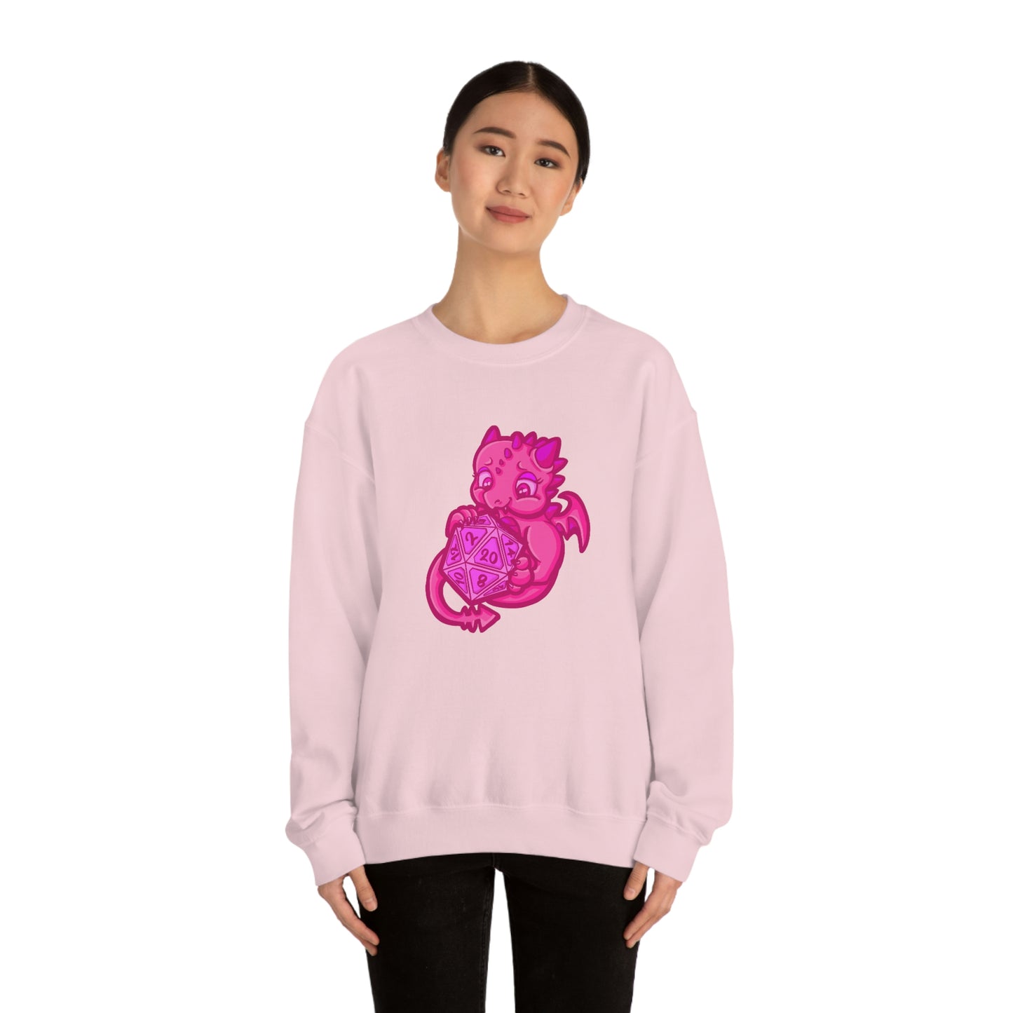 Kait Merryman, D20 Dragon Crewneck Sweatshirt