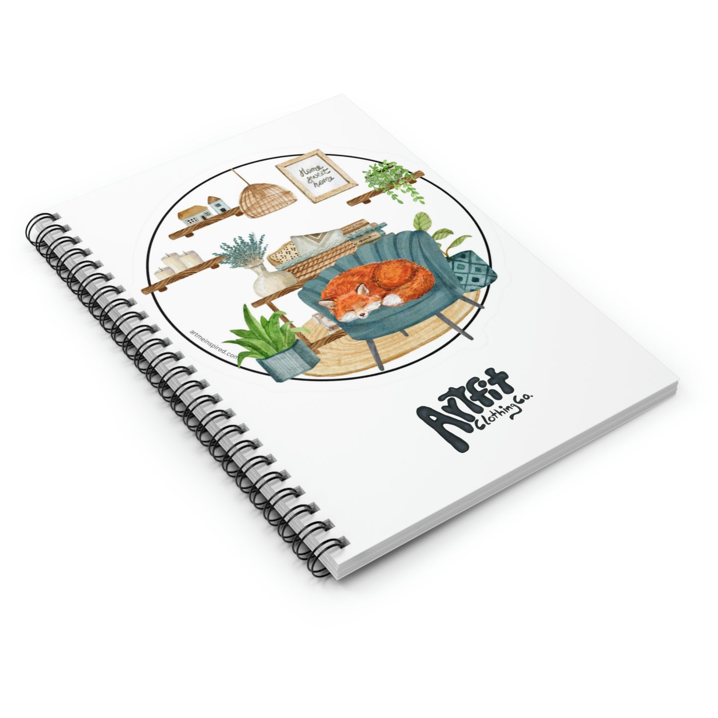 Catherine Hayford, Nap Time Spiral Notebook - Ruled Line