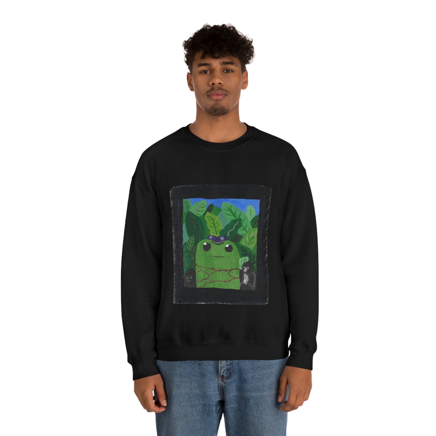 Maya Zavala, Frog Frieda Crewneck Sweatshirt