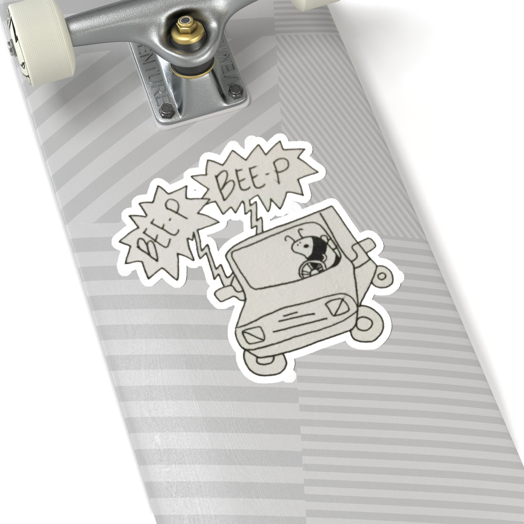 Maya Zavala, Bee-p Bee-p Kiss-Cut Stickers