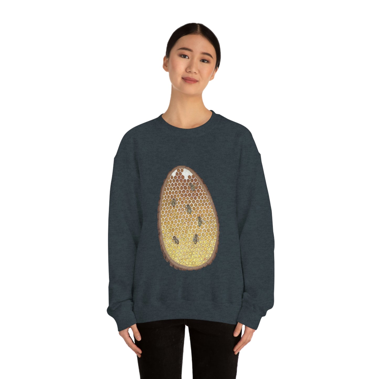 Janelle Lotz, Honeycomb Heavy Blend™ Crewneck Sweatshirt