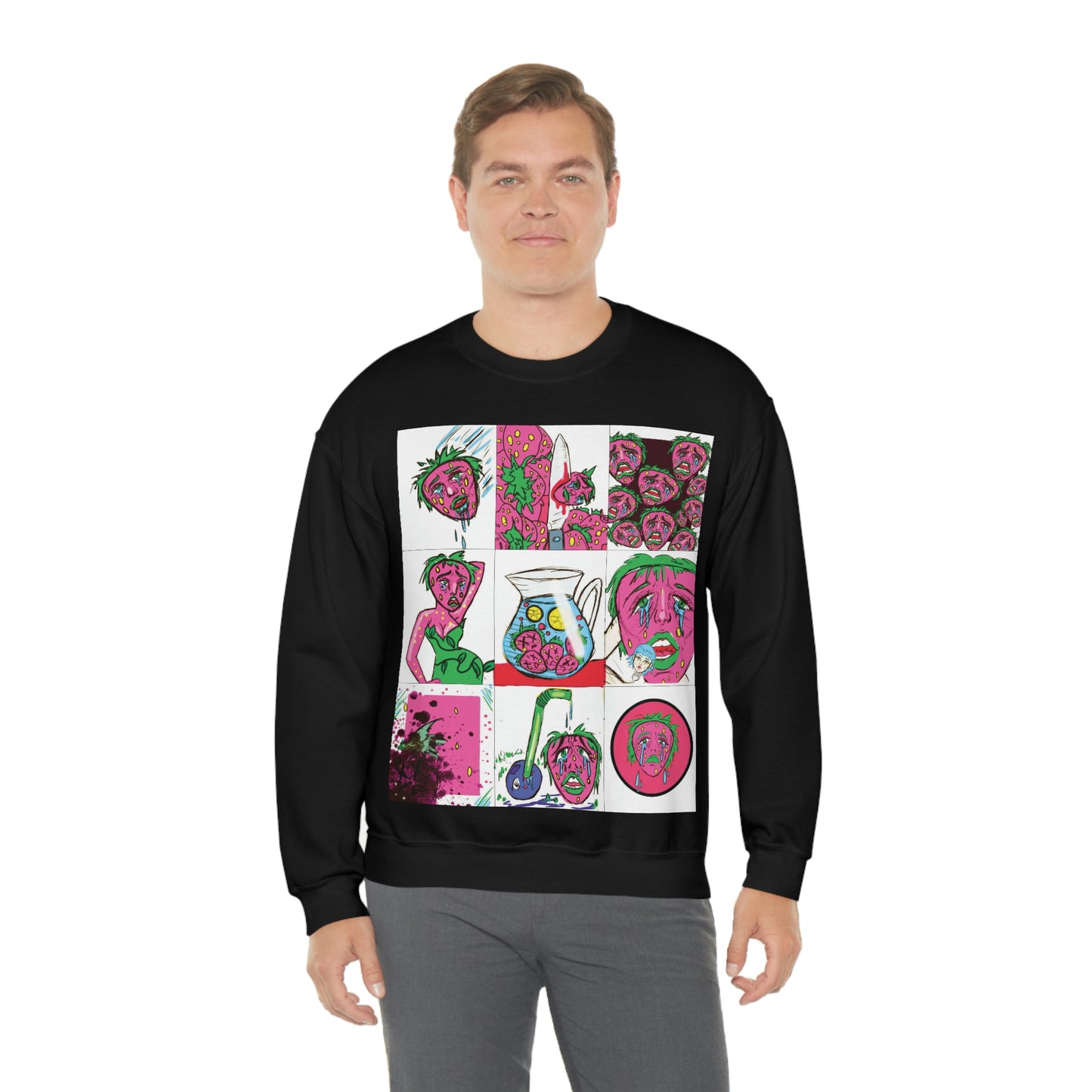 Kait Merryman, Strawberry Trading Cards Crewneck Sweatshirt