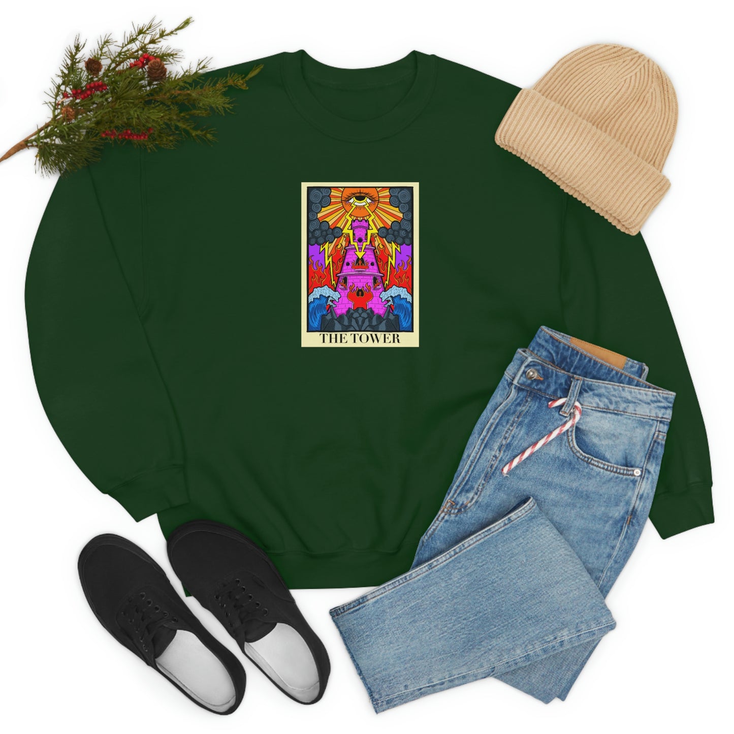 Kait Merryman, The Tower Crewneck Sweatshirt