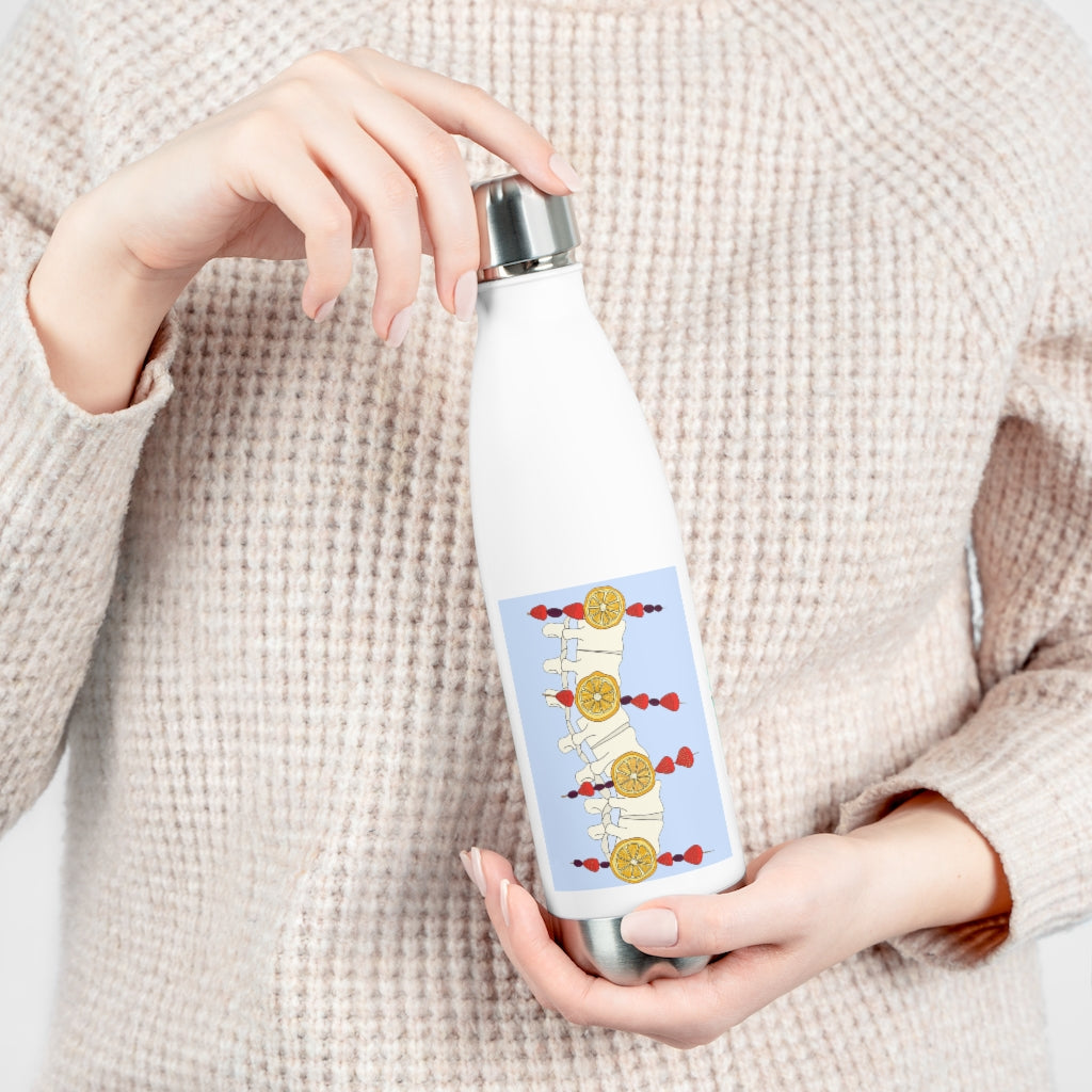 Clarice Benz, Spinal Fruit Kabob 20oz Insulated Bottle