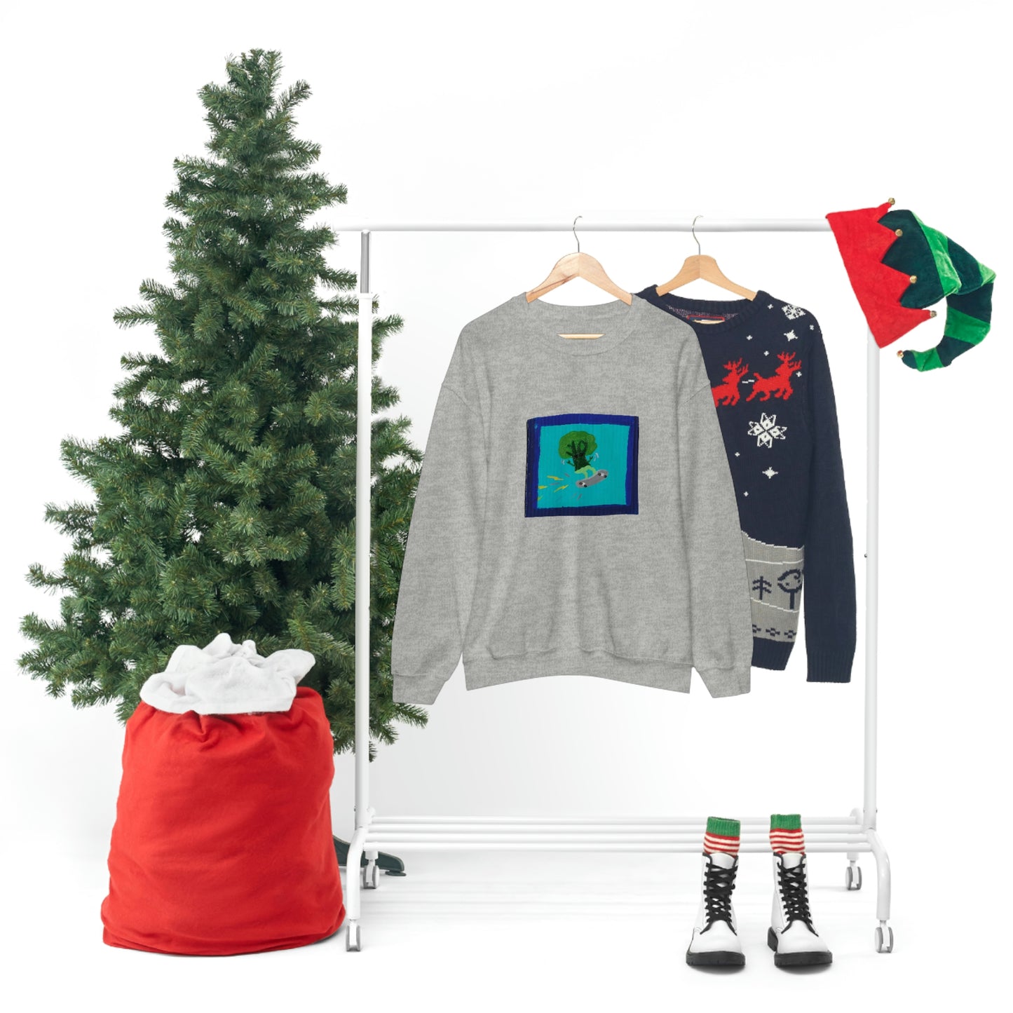 Maya Zavala, Broccoli Rockoli Crewneck Sweatshirt