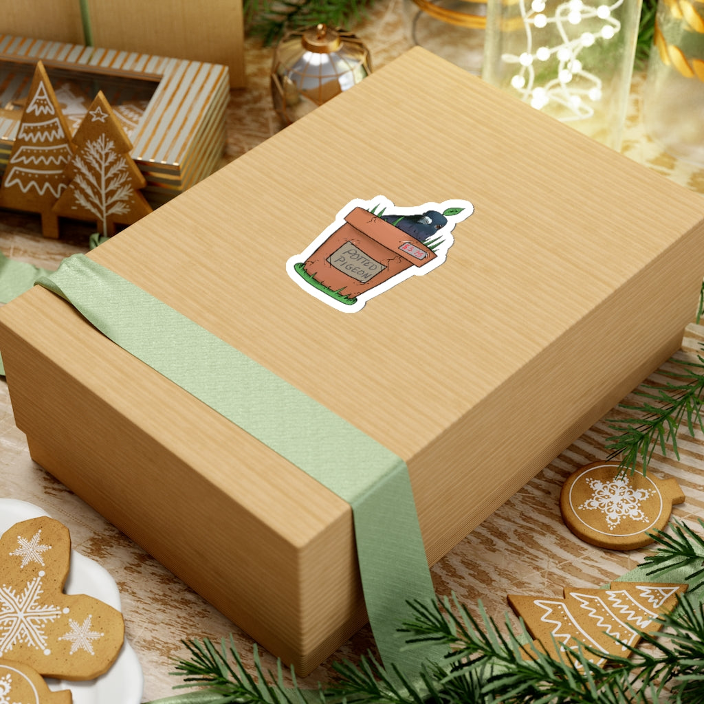 Deanna Gray, Potted Pigeon Sticker