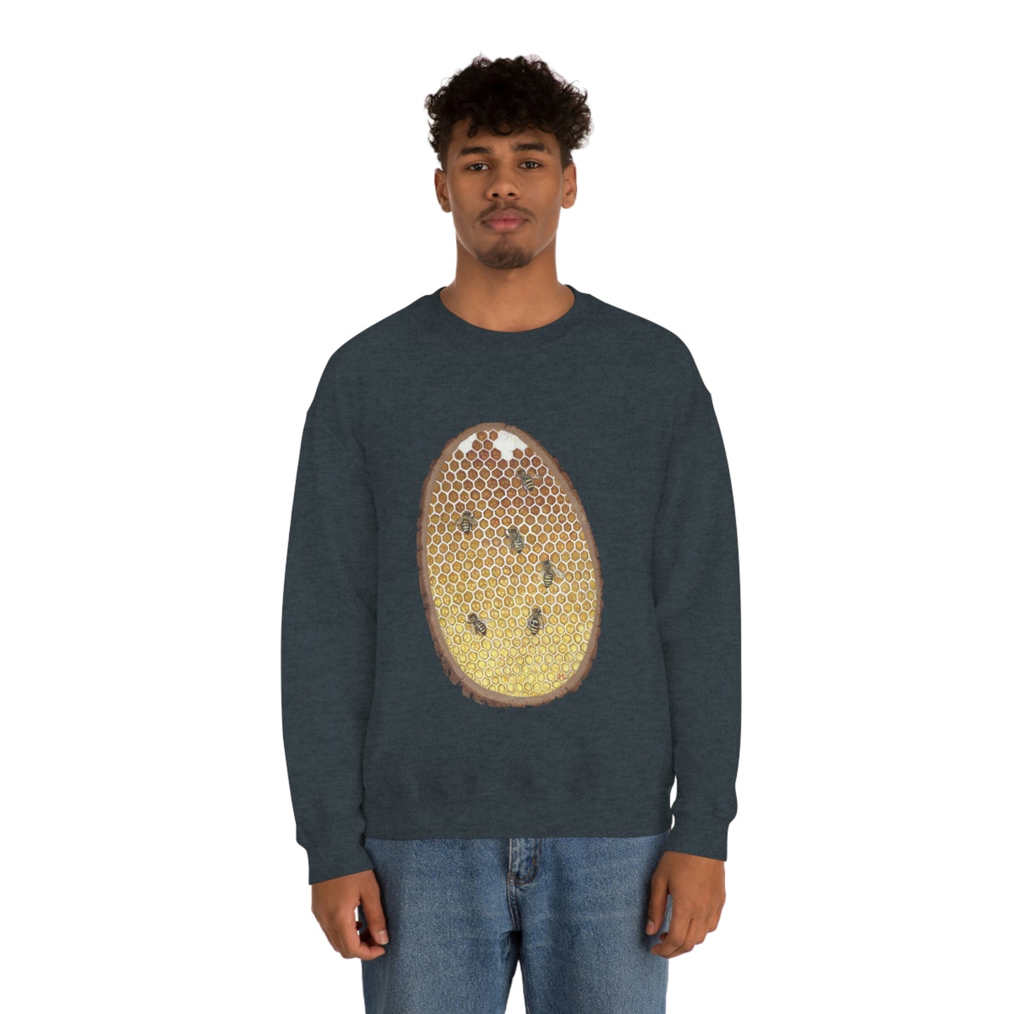 Janelle Lotz, Honeycomb Heavy Blend™ Crewneck Sweatshirt