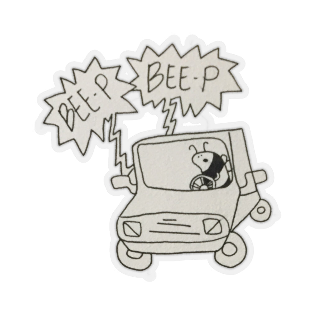 Maya Zavala, Bee-p Bee-p Kiss-Cut Stickers