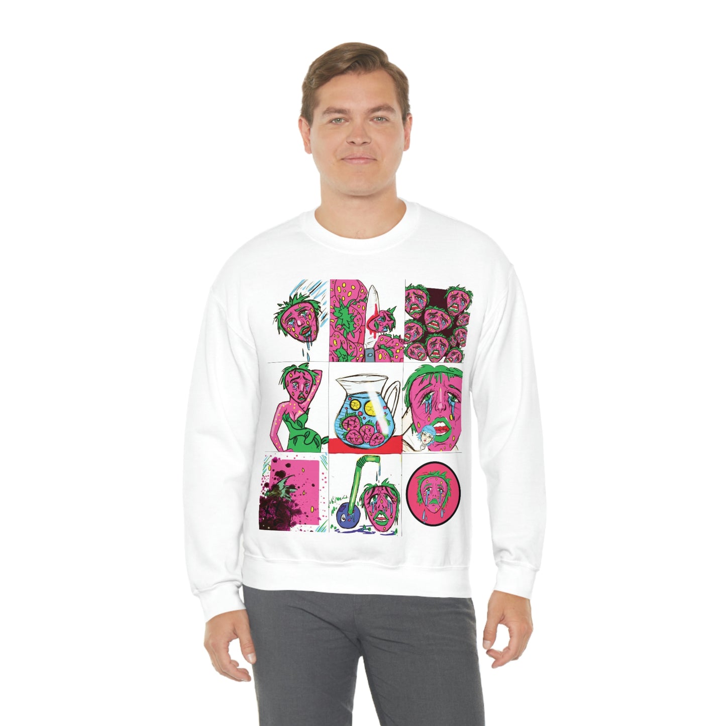 Kait Merryman, Strawberry Trading Cards Crewneck Sweatshirt