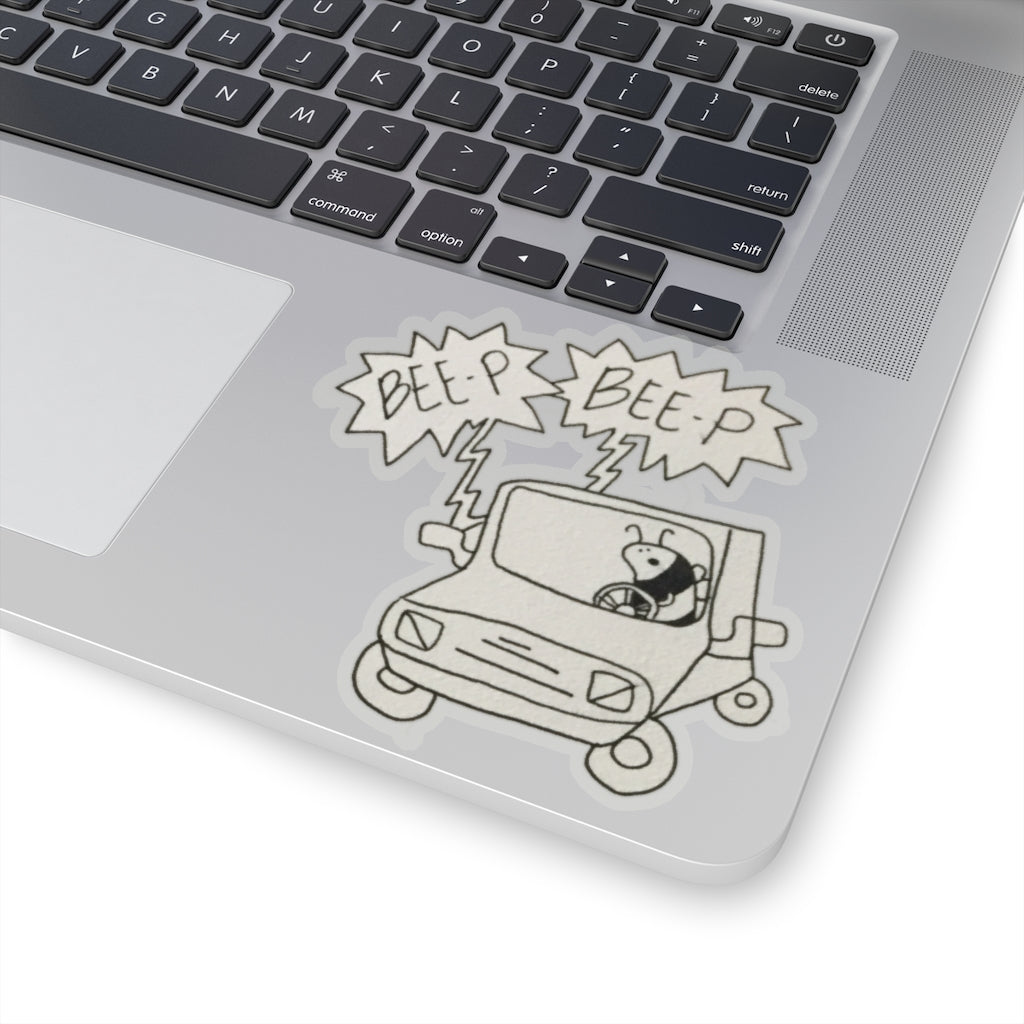 Maya Zavala, Bee-p Bee-p Kiss-Cut Stickers