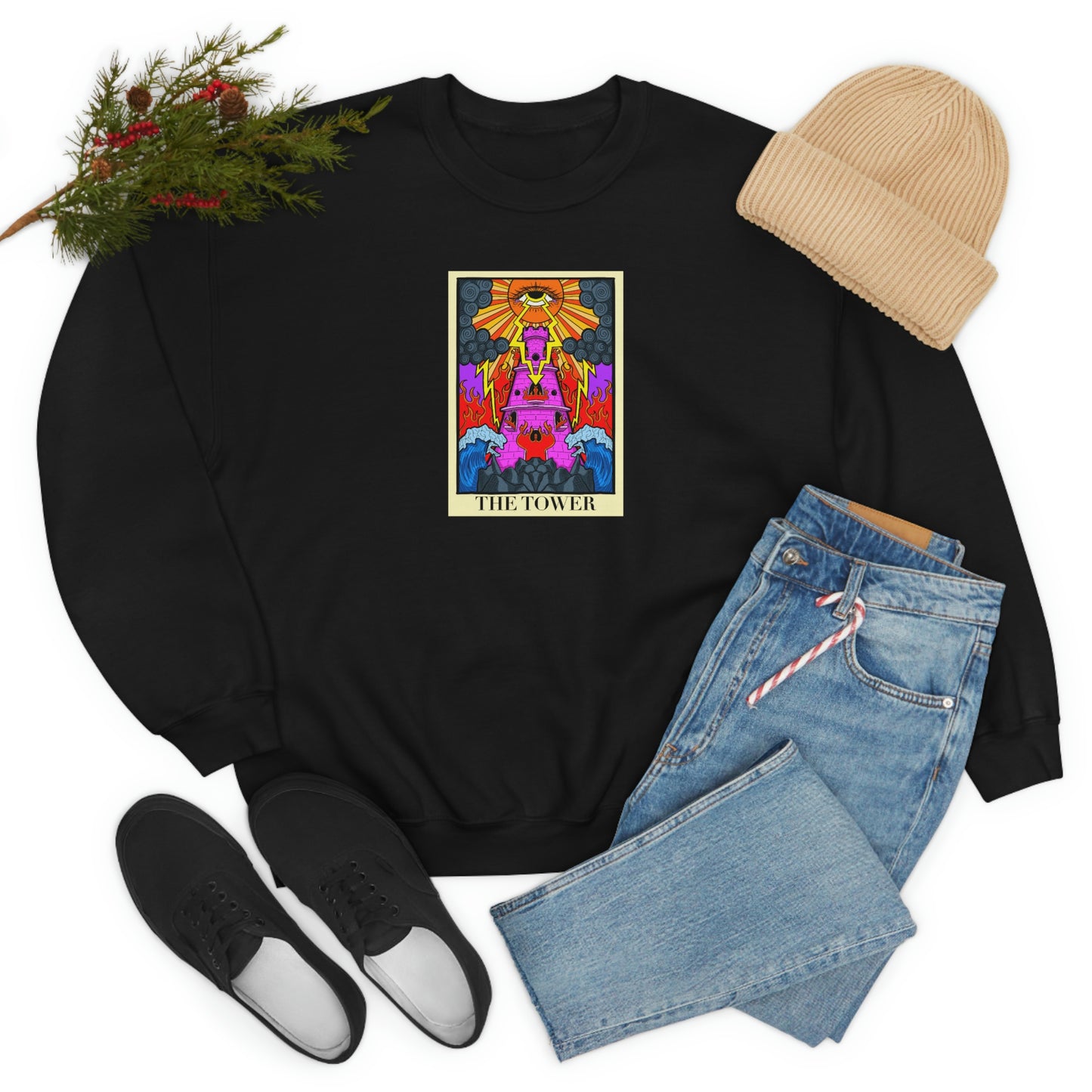 Kait Merryman, The Tower Crewneck Sweatshirt