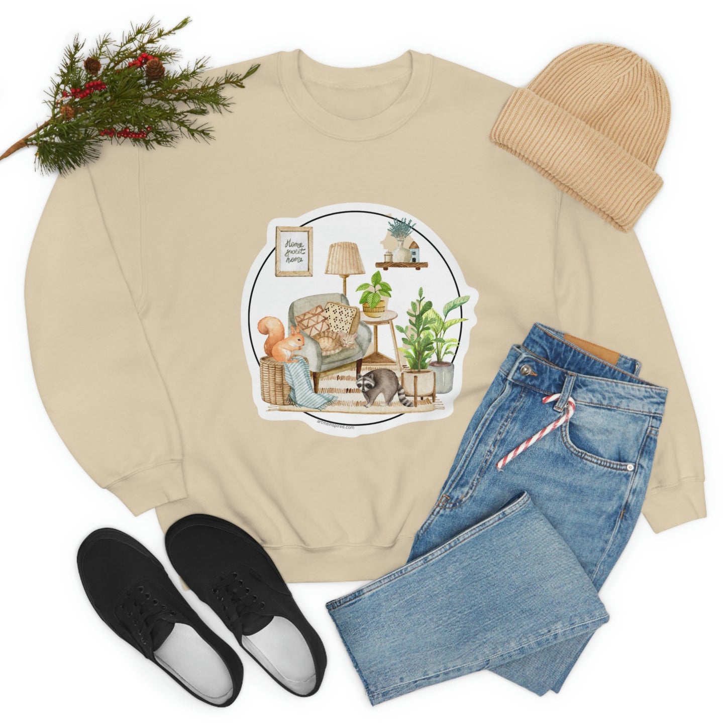 Catherine Hayford, Family Time Crewneck Sweatshirt