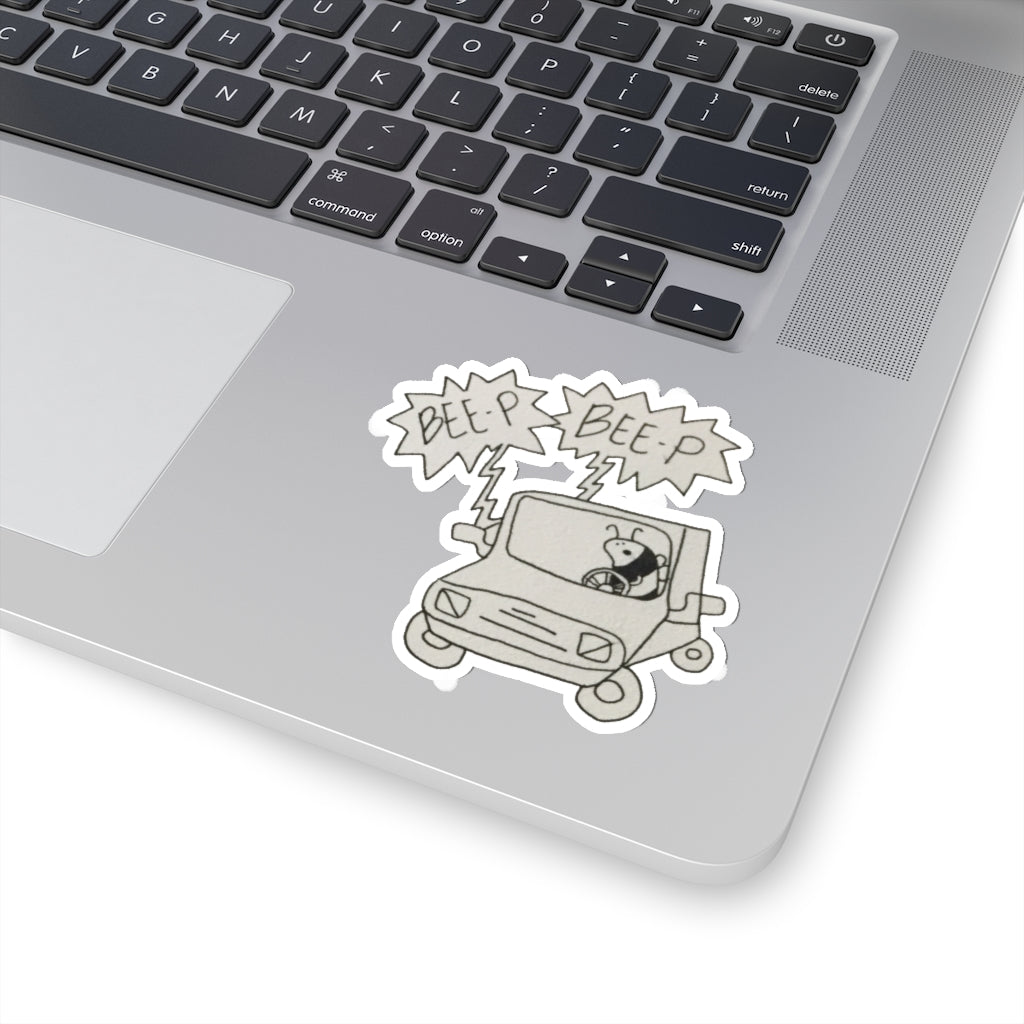 Maya Zavala, Bee-p Bee-p Kiss-Cut Stickers
