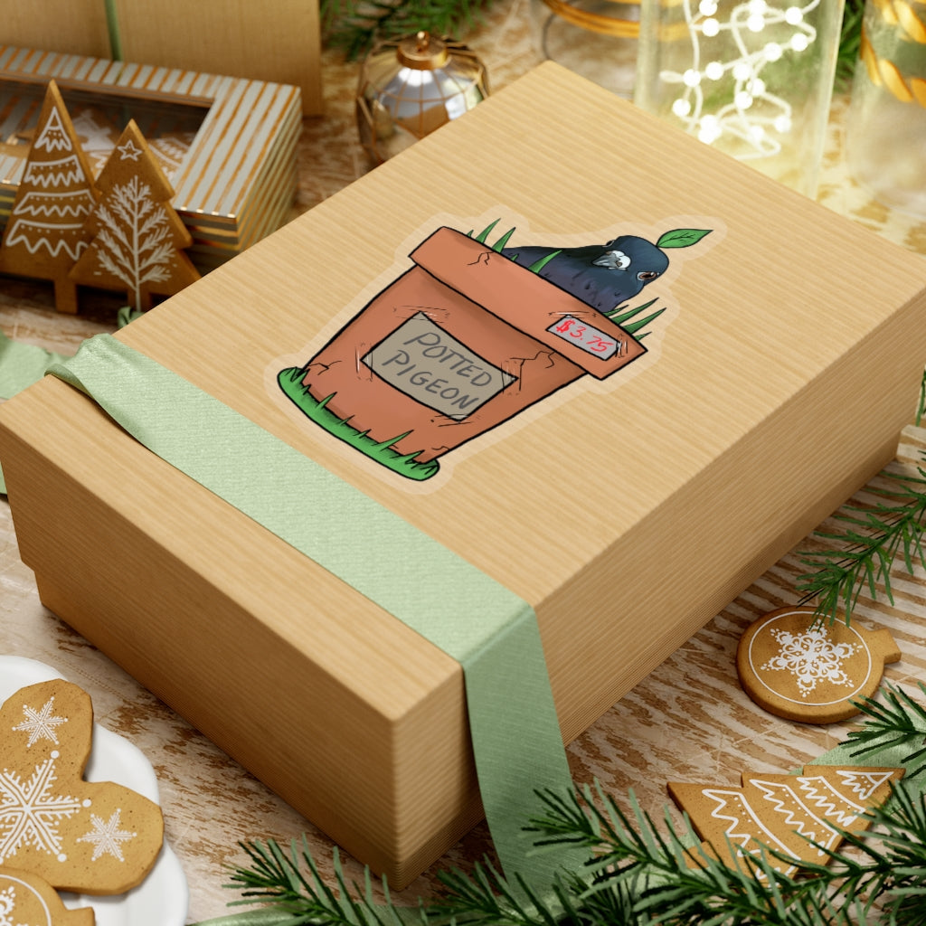 Deanna Gray, Potted Pigeon Sticker