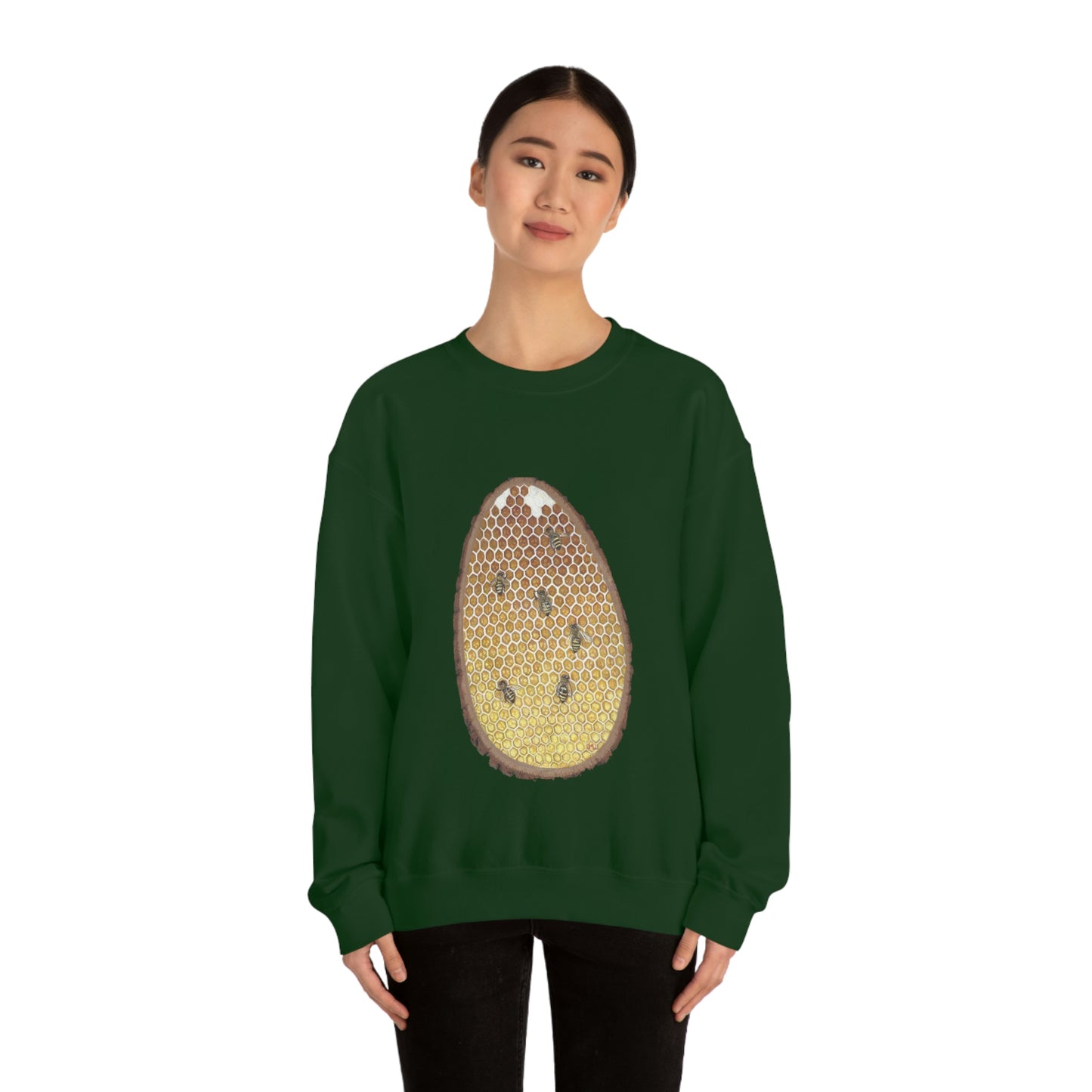 Janelle Lotz, Honeycomb Heavy Blend™ Crewneck Sweatshirt