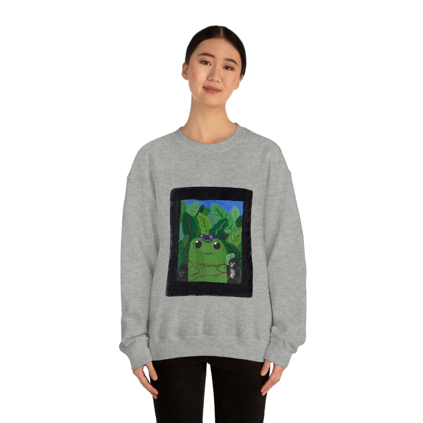 Maya Zavala, Frog Frieda Crewneck Sweatshirt