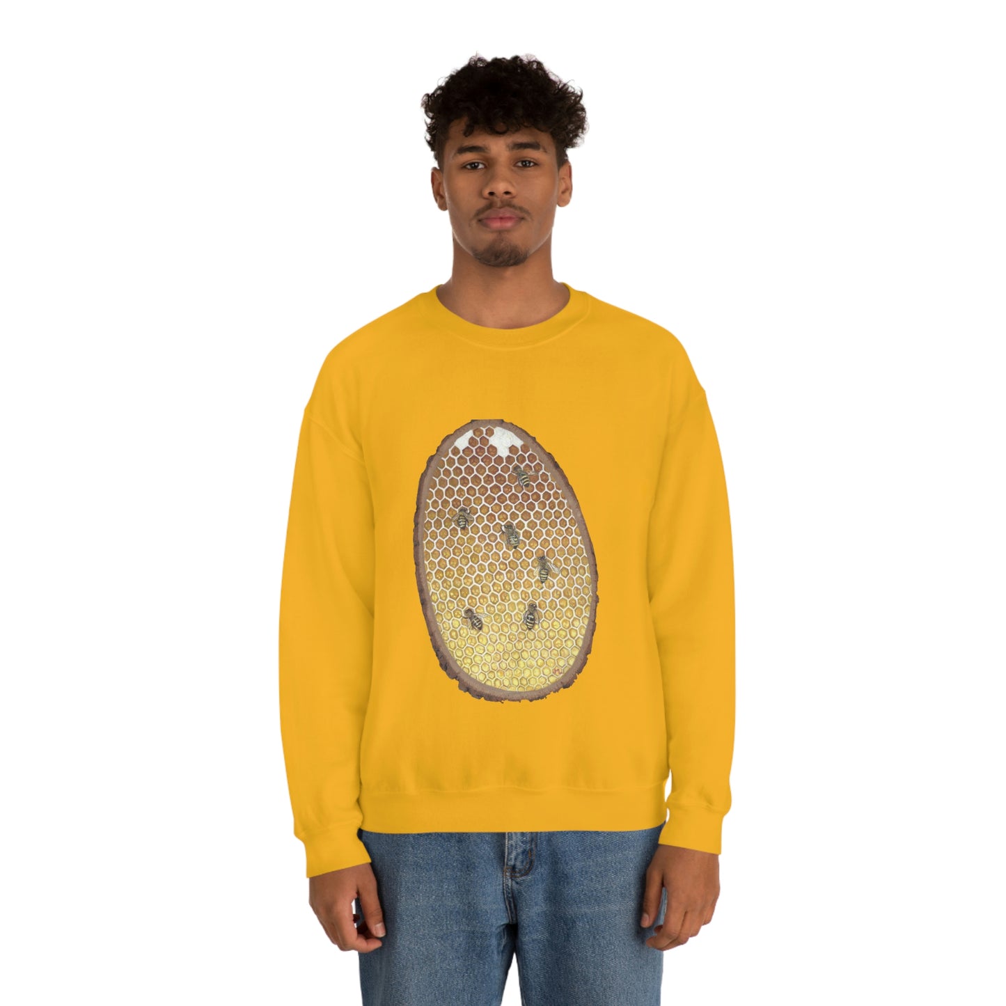 Janelle Lotz, Honeycomb Heavy Blend™ Crewneck Sweatshirt