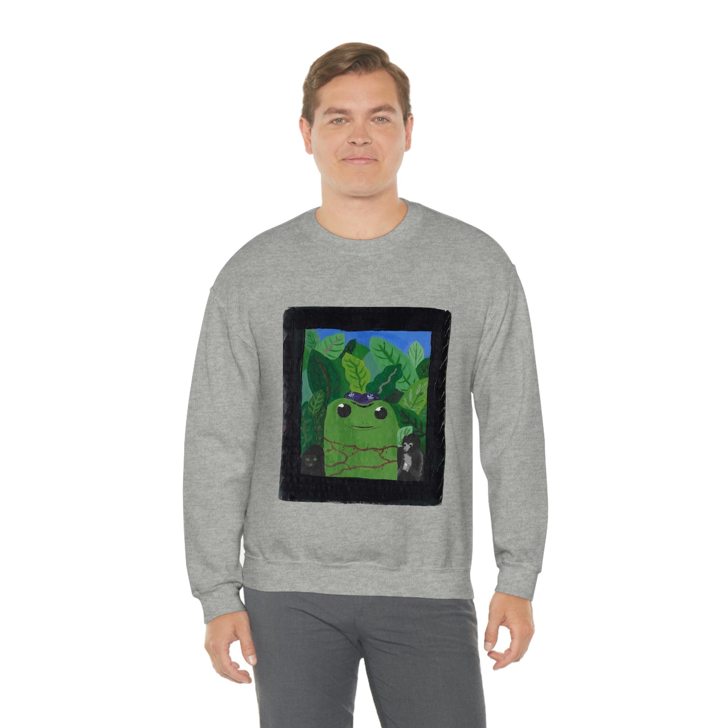 Maya Zavala, Frog Frieda Crewneck Sweatshirt