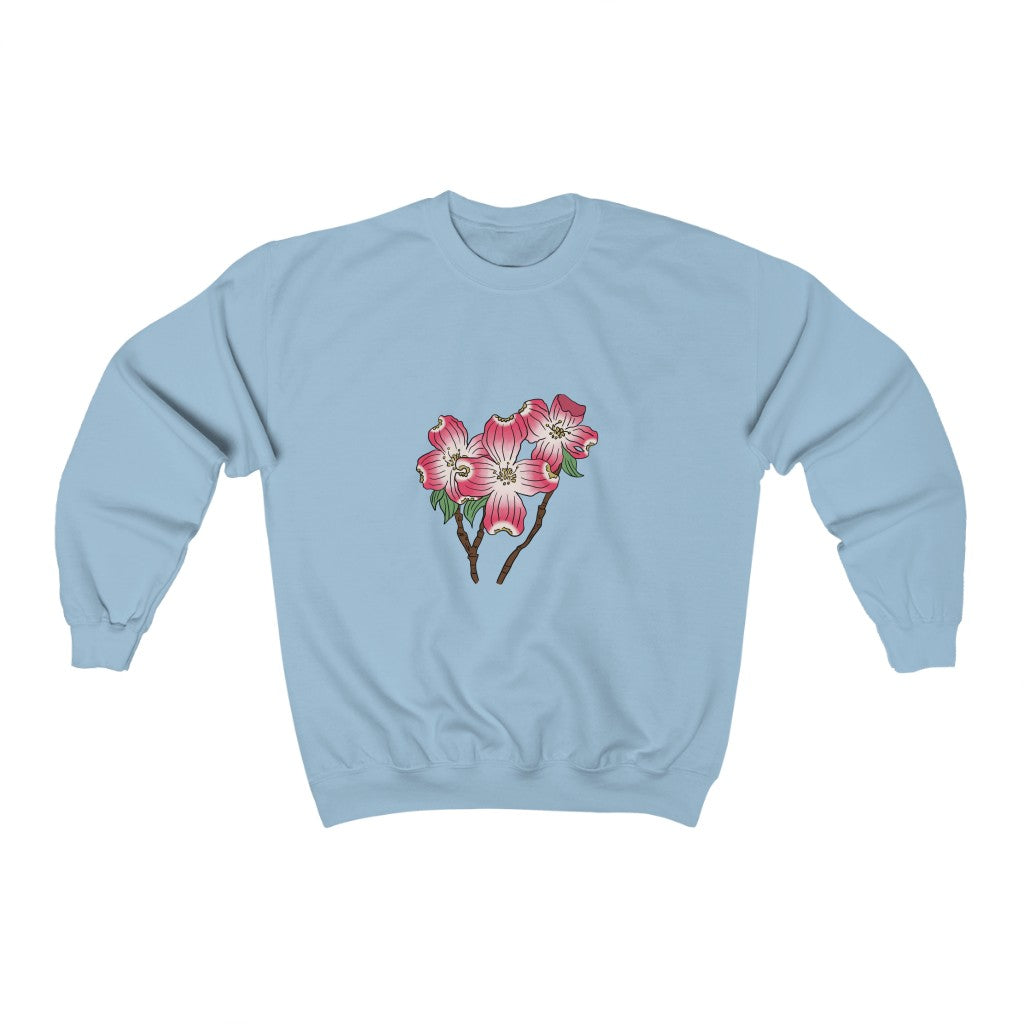 Ashley Laren, Dogwoods in Bloom Crewneck Sweatshirt
