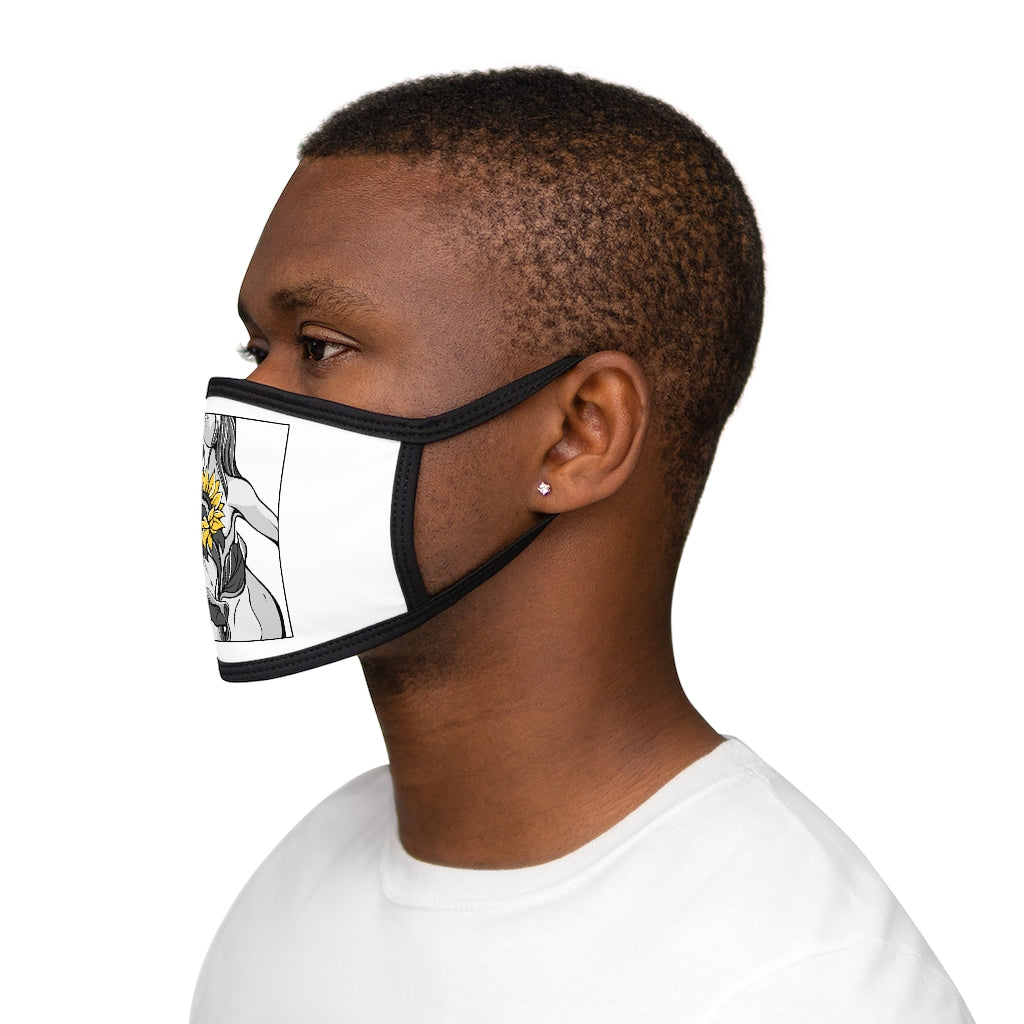 Danielle Twichel, SNFLWR Mixed-Fabric Face Mask
